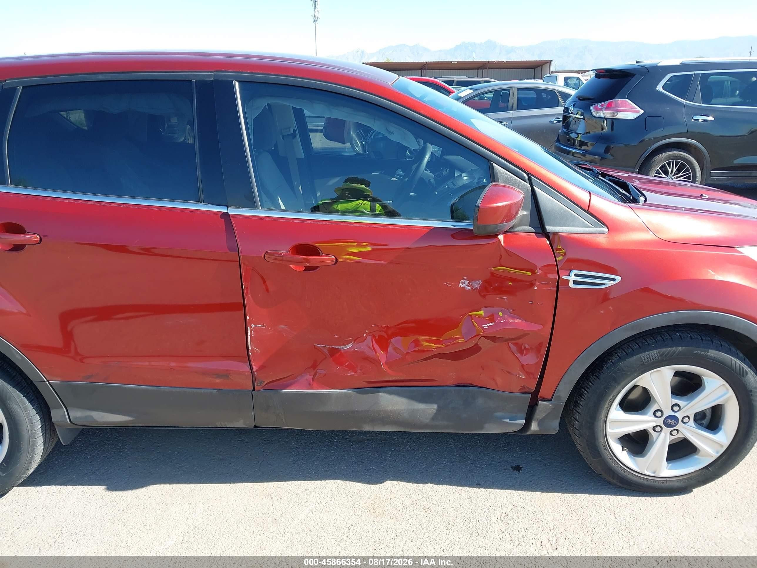 2015 Ford Escape Se Burgundy vin: 1FMCU0GX6FUA09125