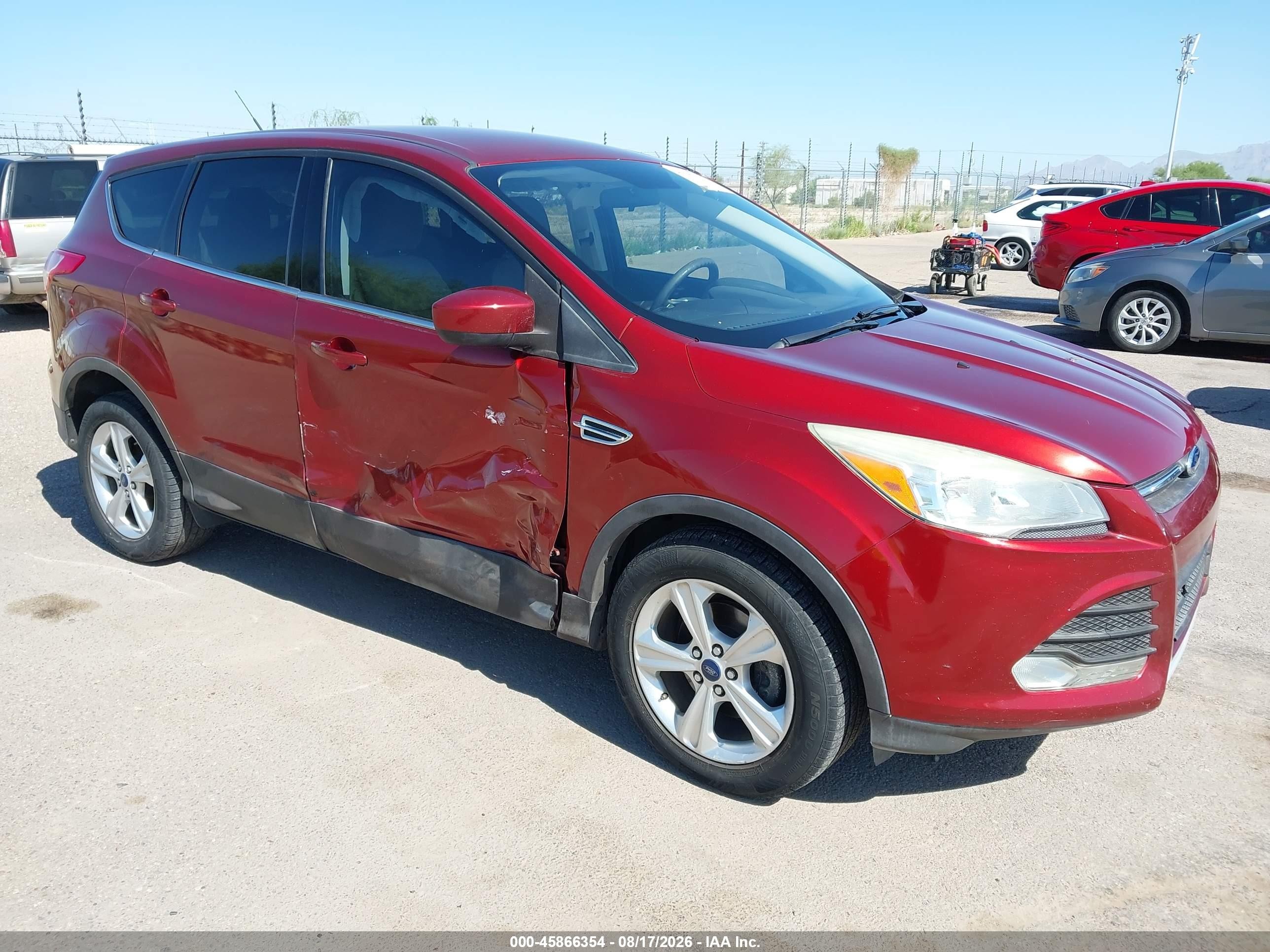 2015 Ford Escape Se Burgundy vin: 1FMCU0GX6FUA09125