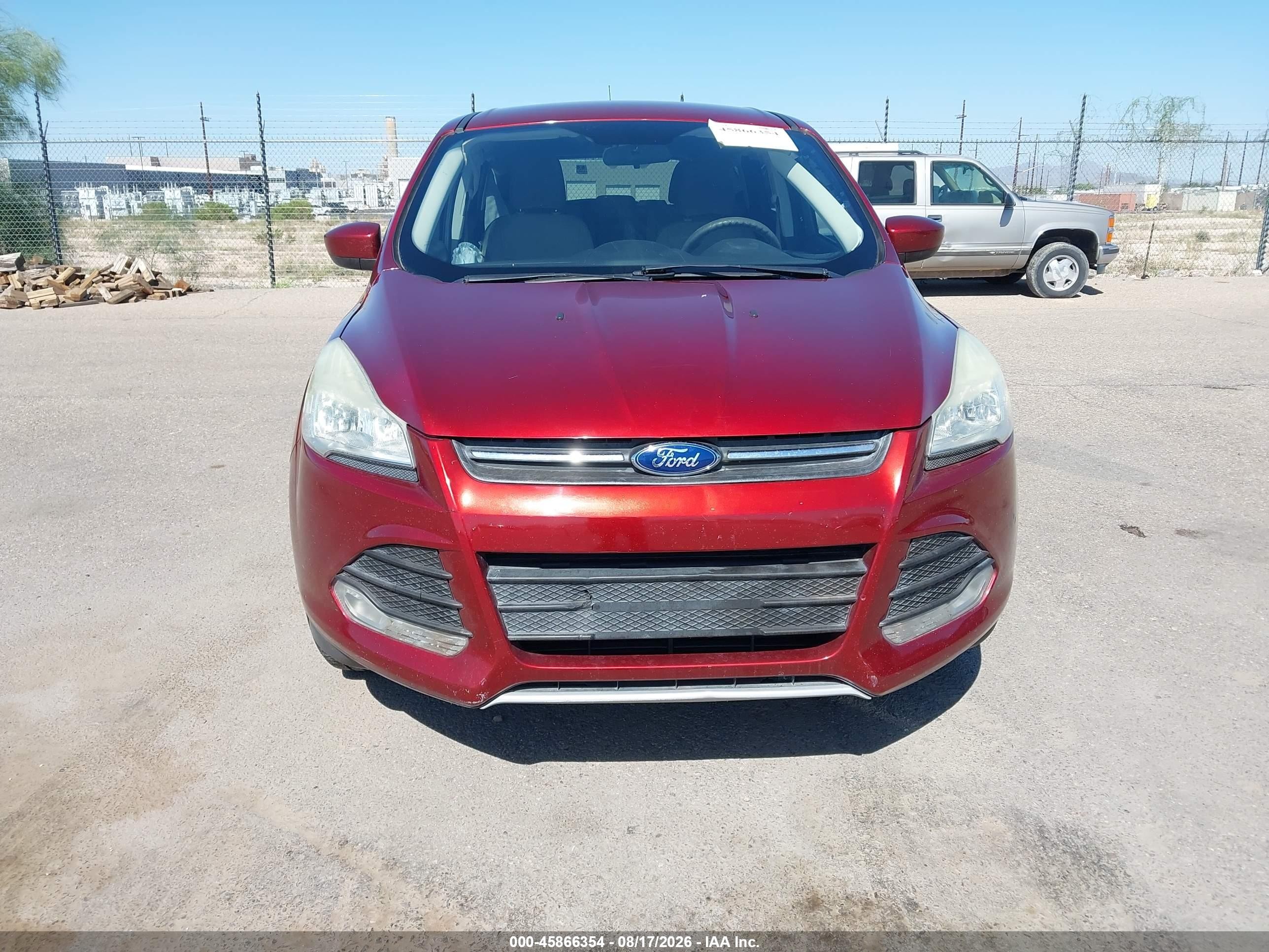 2015 Ford Escape Se Burgundy vin: 1FMCU0GX6FUA09125