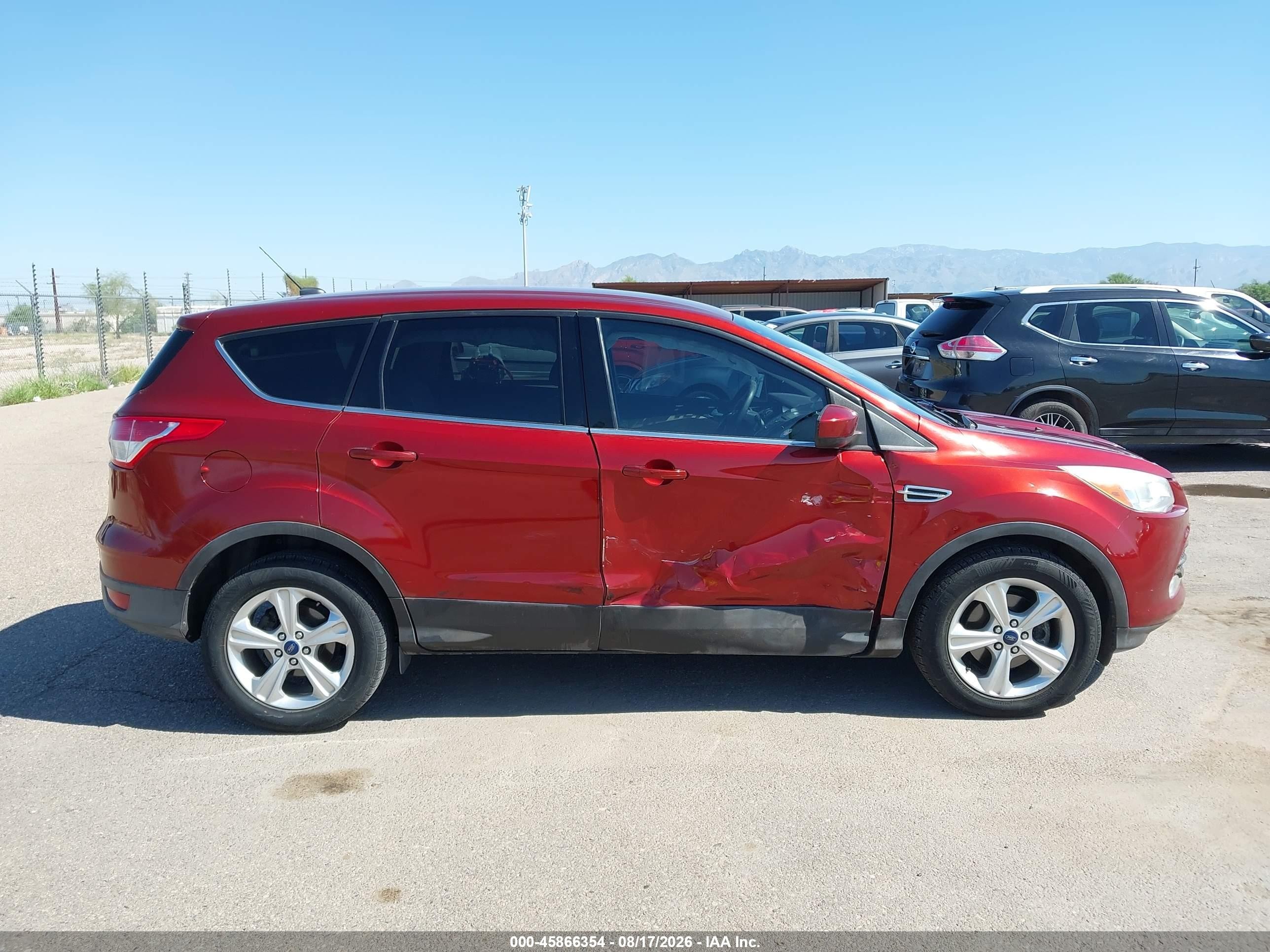 2015 Ford Escape Se Burgundy vin: 1FMCU0GX6FUA09125
