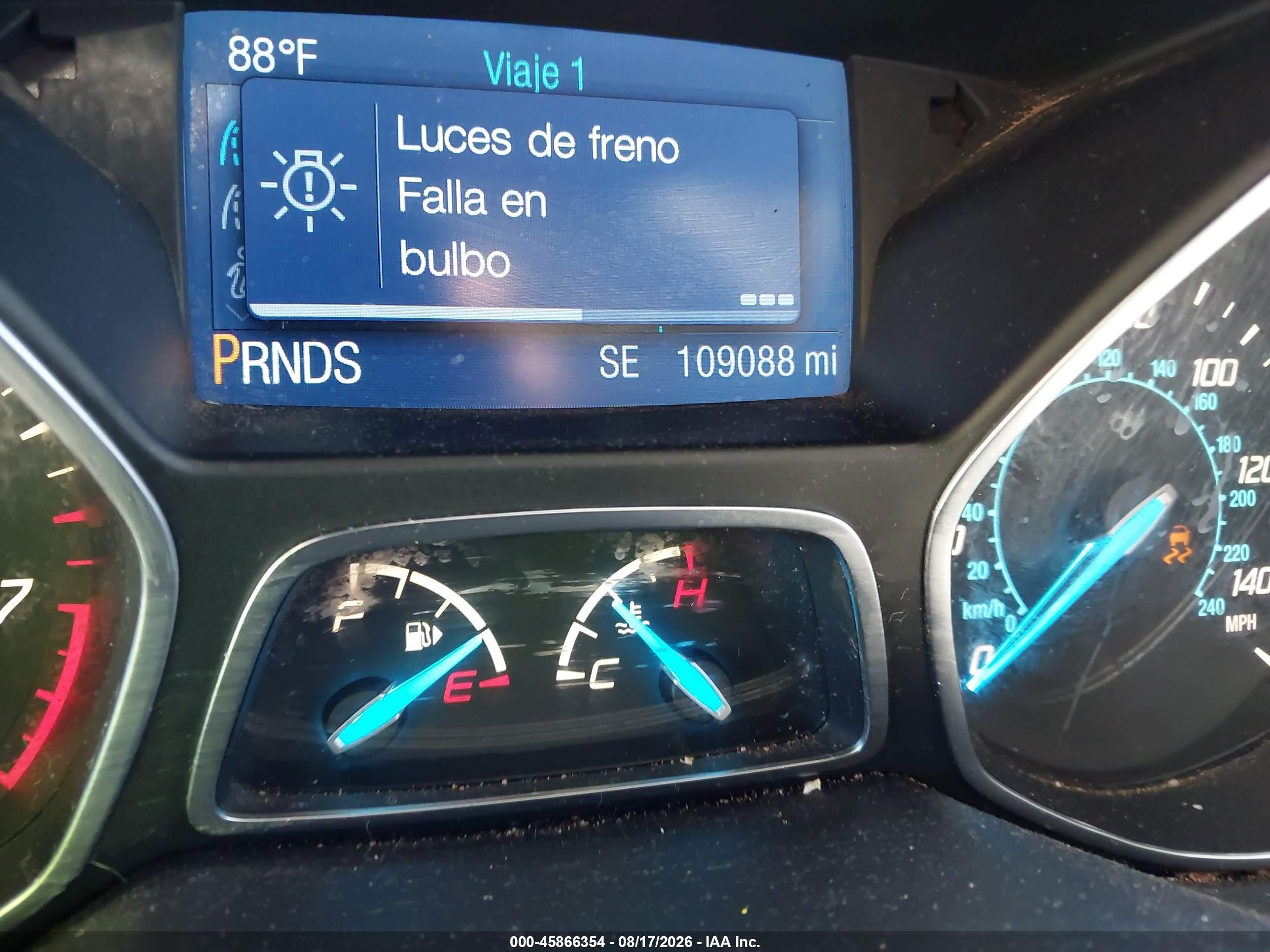 2015 Ford Escape Se Burgundy vin: 1FMCU0GX6FUA09125