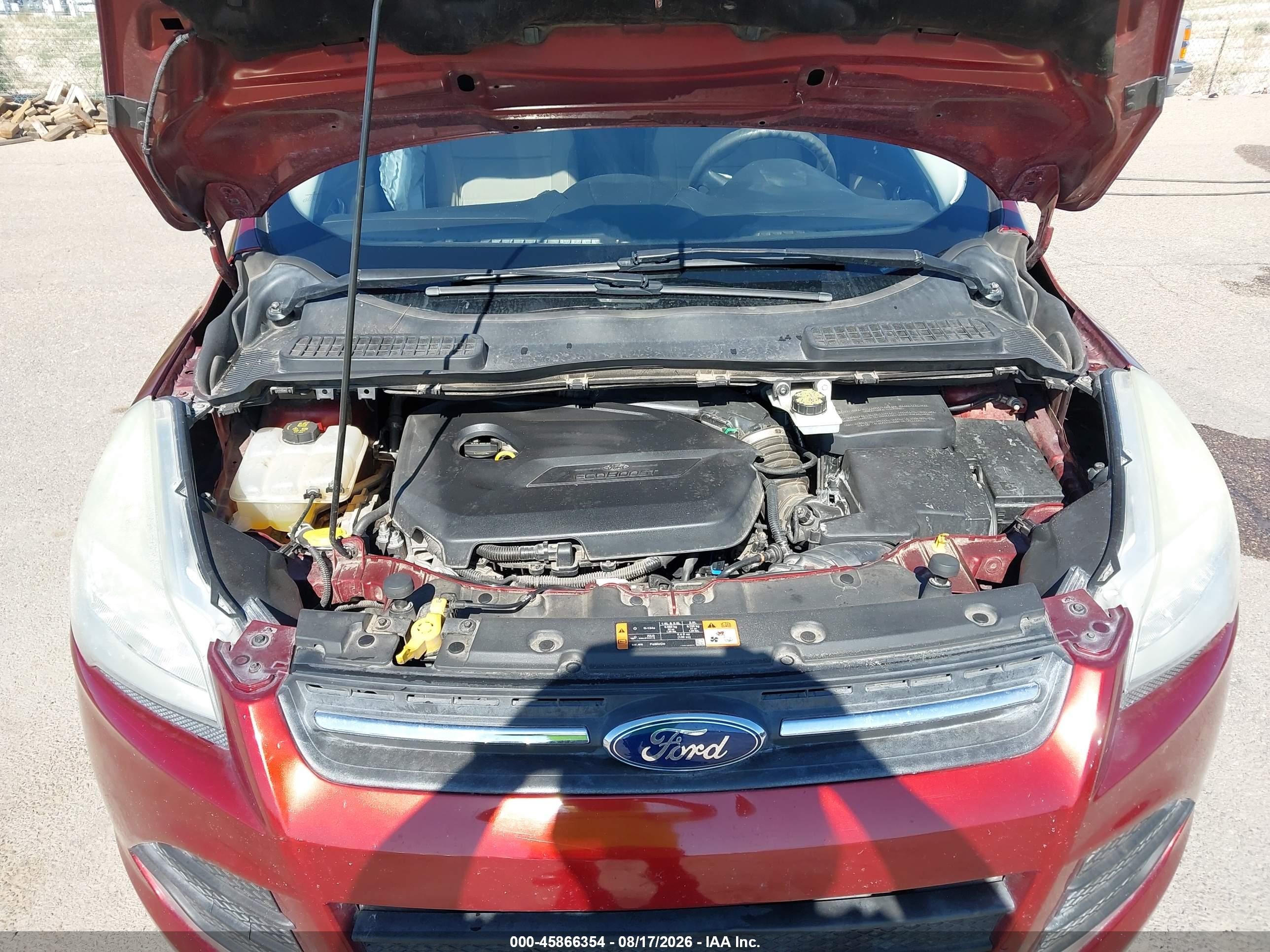 2015 Ford Escape Se Burgundy vin: 1FMCU0GX6FUA09125