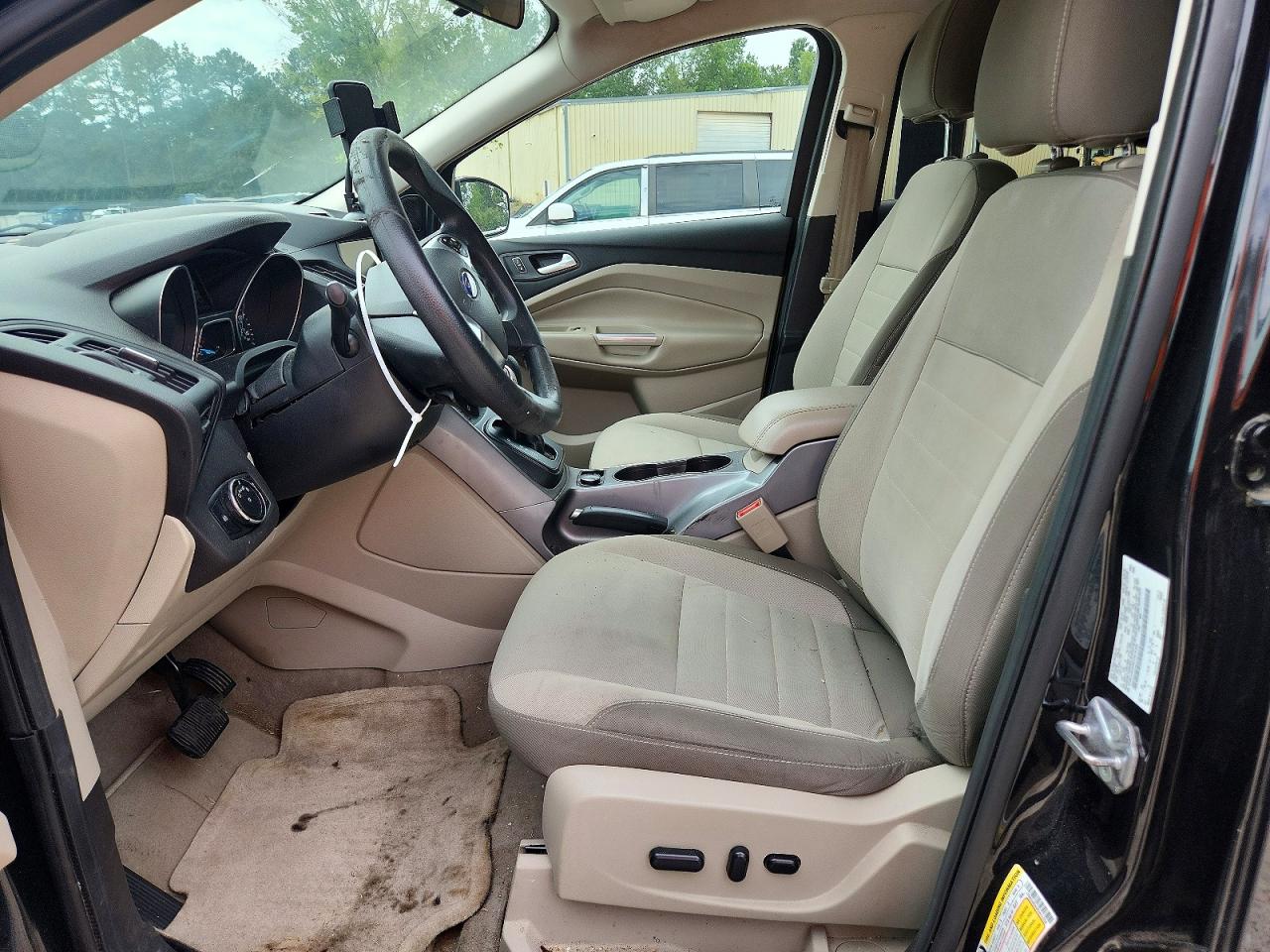 2015 Ford Escape Se Black vin: 1FMCU0GX6FUA14356