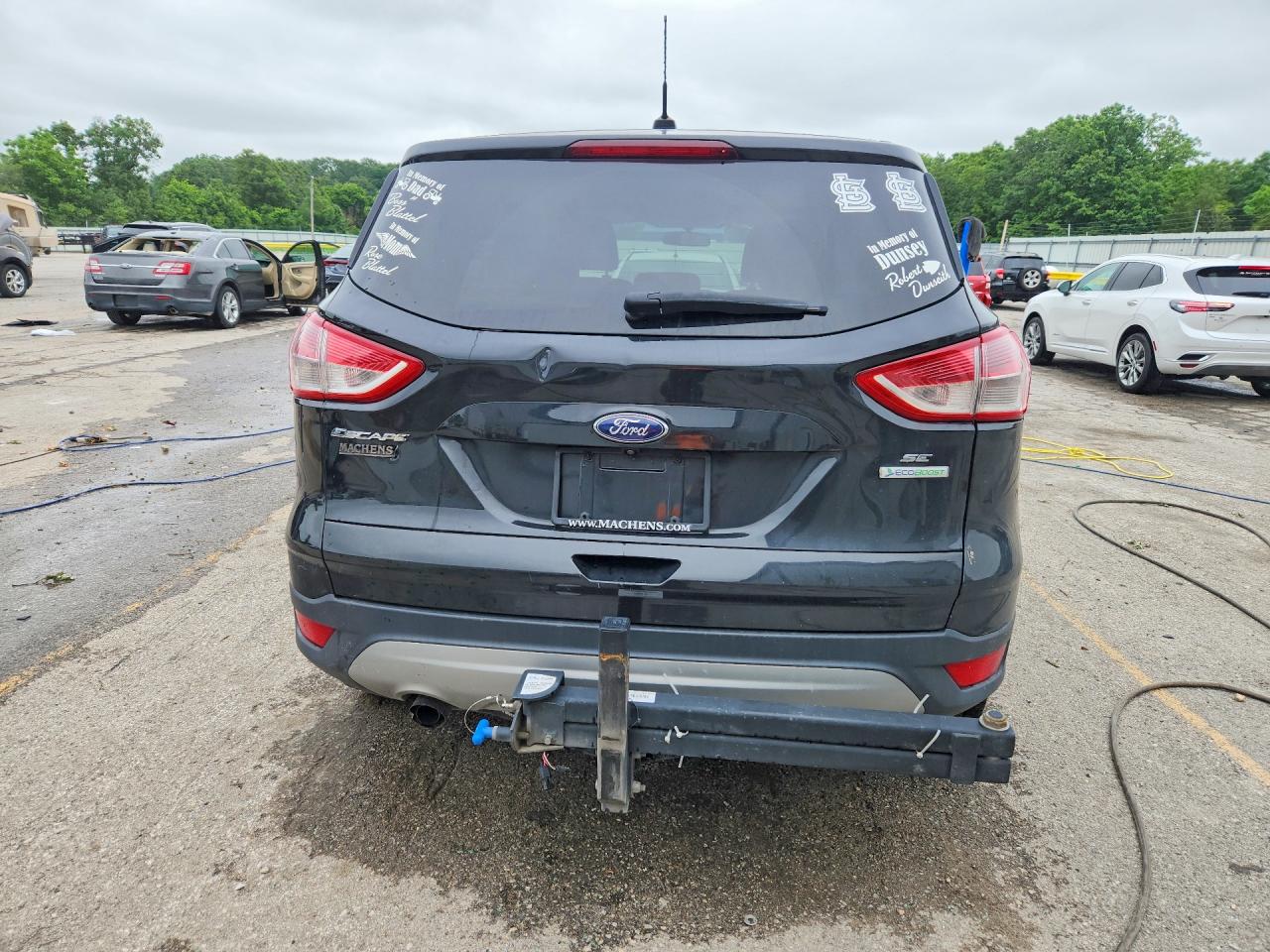 2015 Ford Escape Se Черный vin: 1FMCU0GX6FUA25227