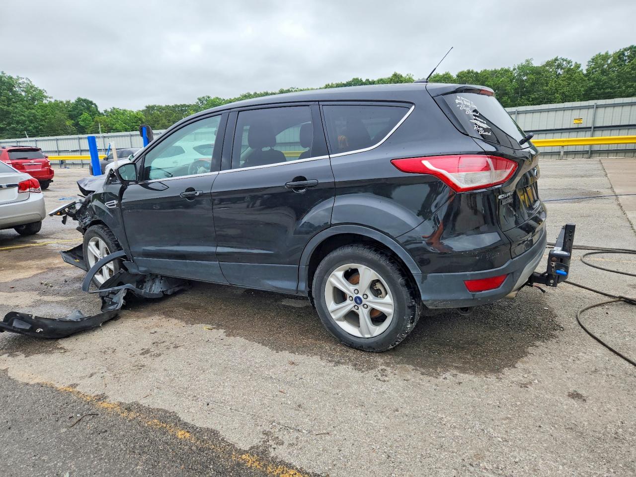 2015 Ford Escape Se Черный vin: 1FMCU0GX6FUA25227