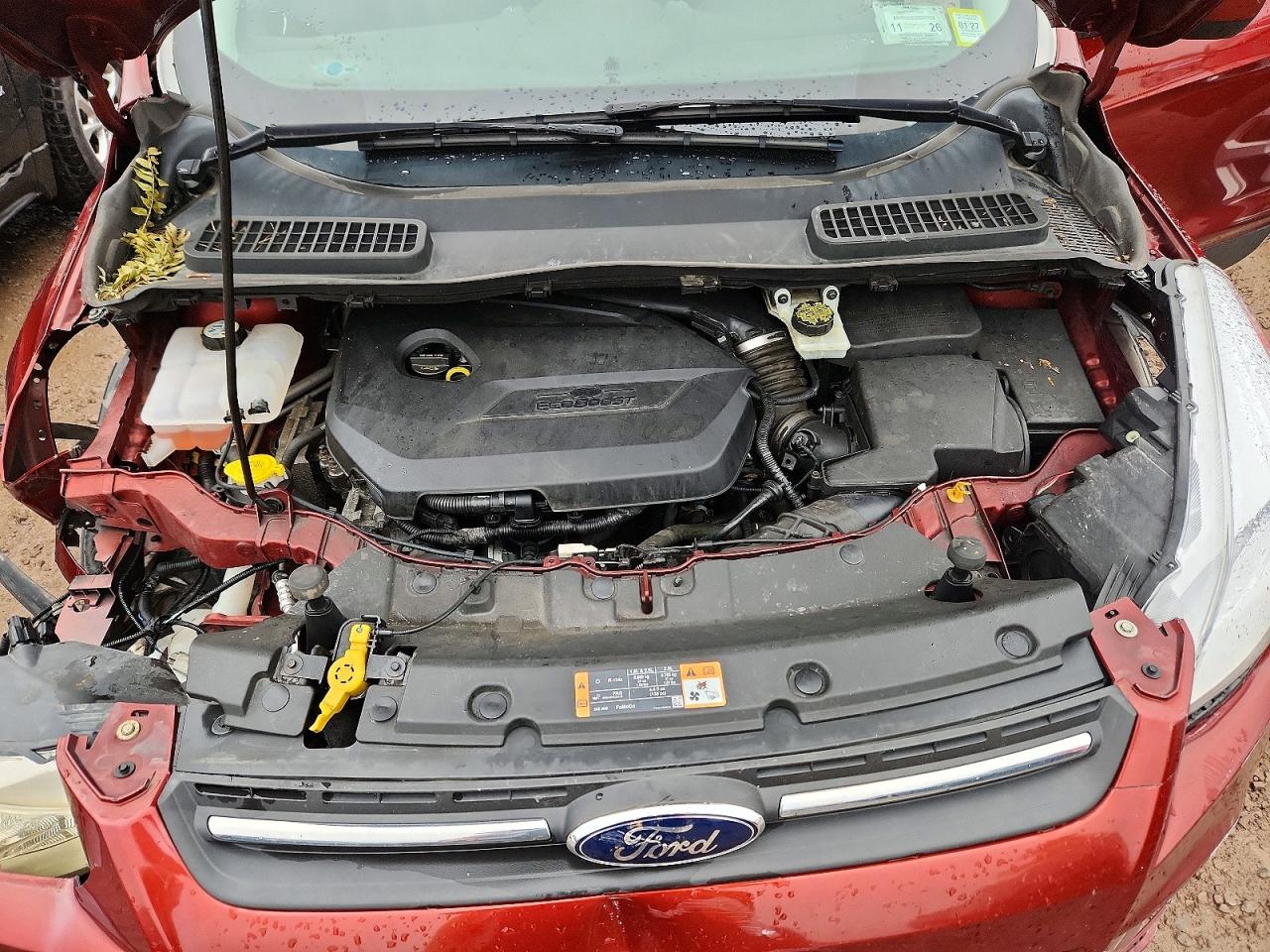 2015 Ford Escape Se Orange vin: 1FMCU0GX6FUA35479