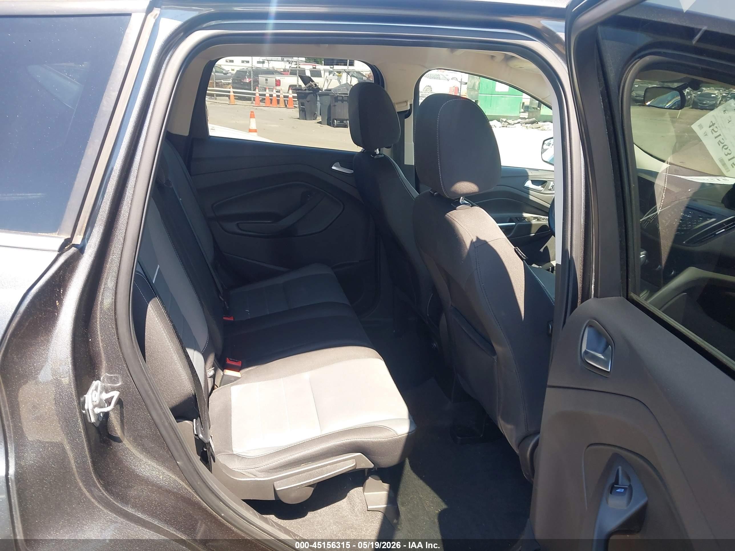 2015 Ford Escape Se Gray vin: 1FMCU0GX6FUA68112