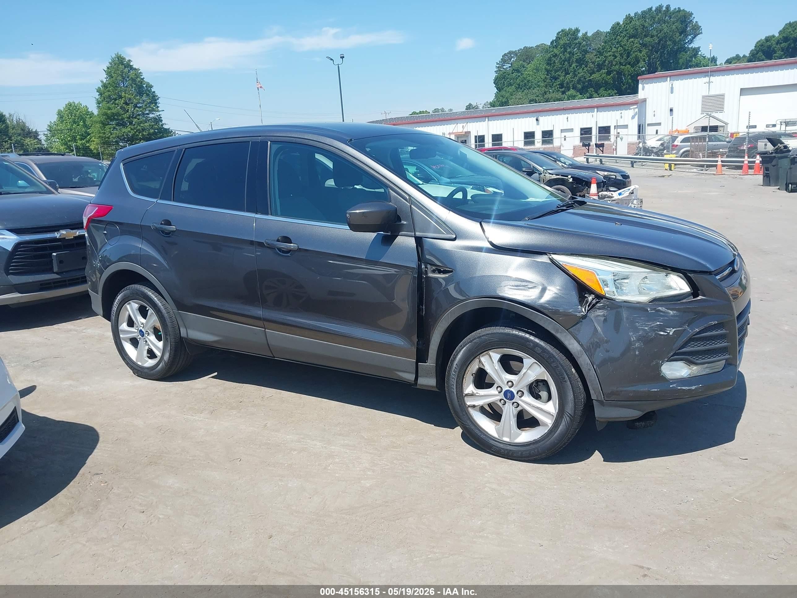 2015 Ford Escape Se Gray vin: 1FMCU0GX6FUA68112