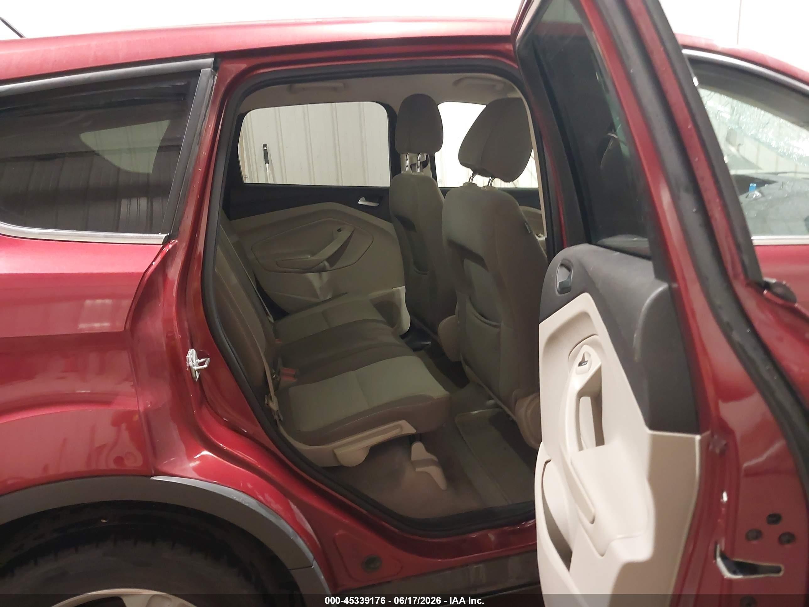 2015 Ford Escape Se Red vin: 1FMCU0GX6FUA68286