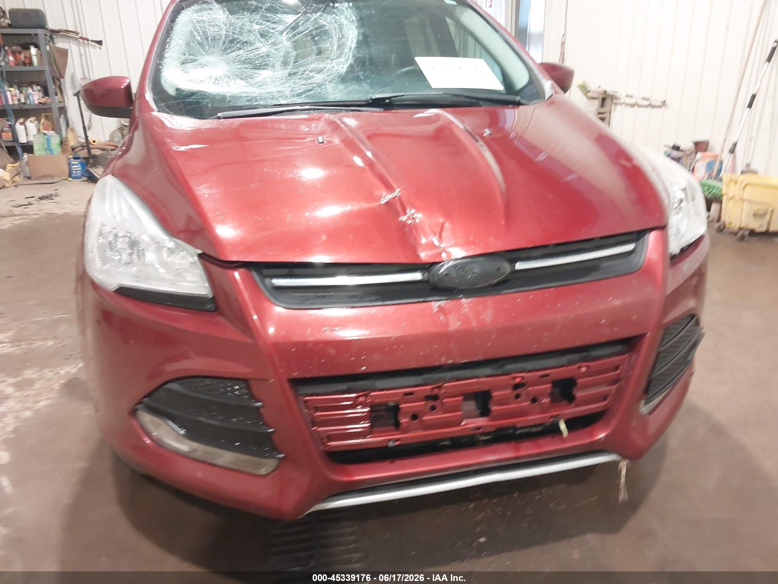 2015 Ford Escape Se Red vin: 1FMCU0GX6FUA68286
