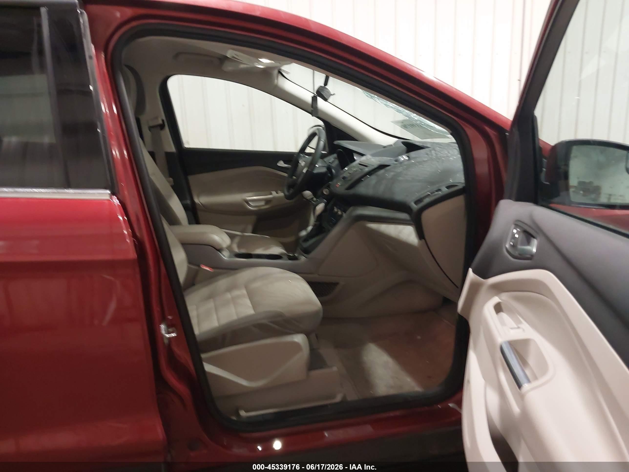 2015 Ford Escape Se Red vin: 1FMCU0GX6FUA68286