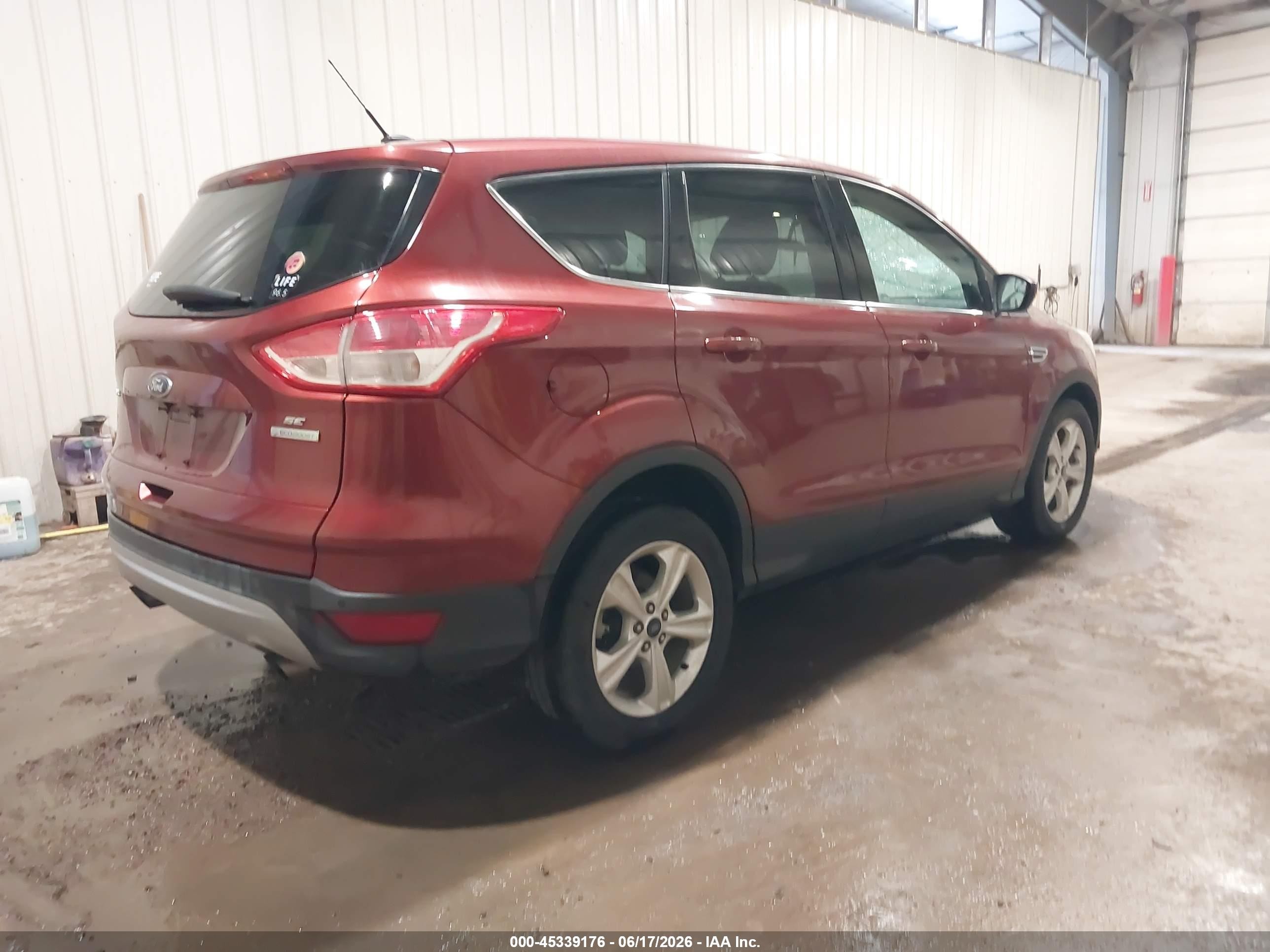 2015 Ford Escape Se Red vin: 1FMCU0GX6FUA68286