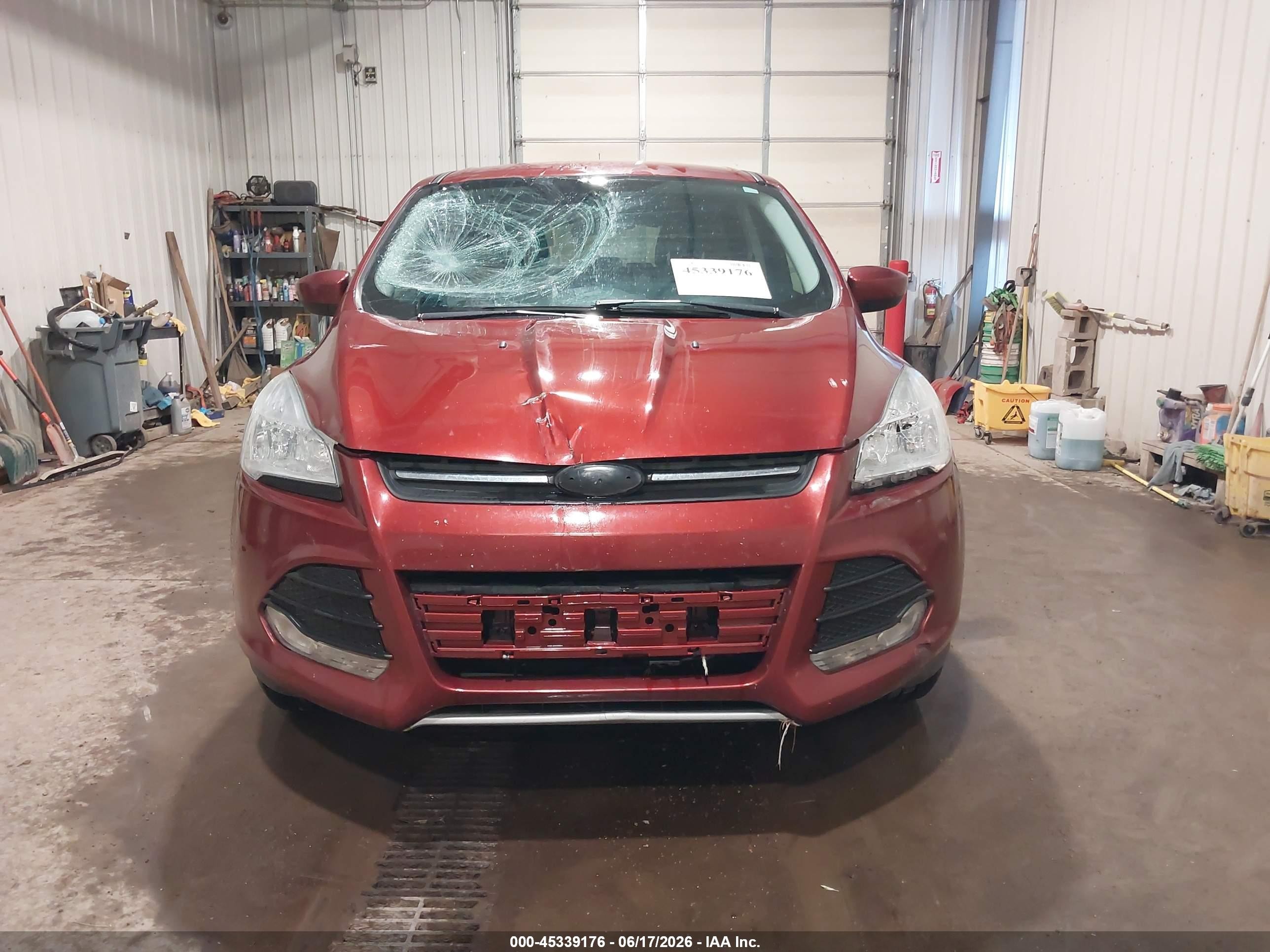 2015 Ford Escape Se Red vin: 1FMCU0GX6FUA68286
