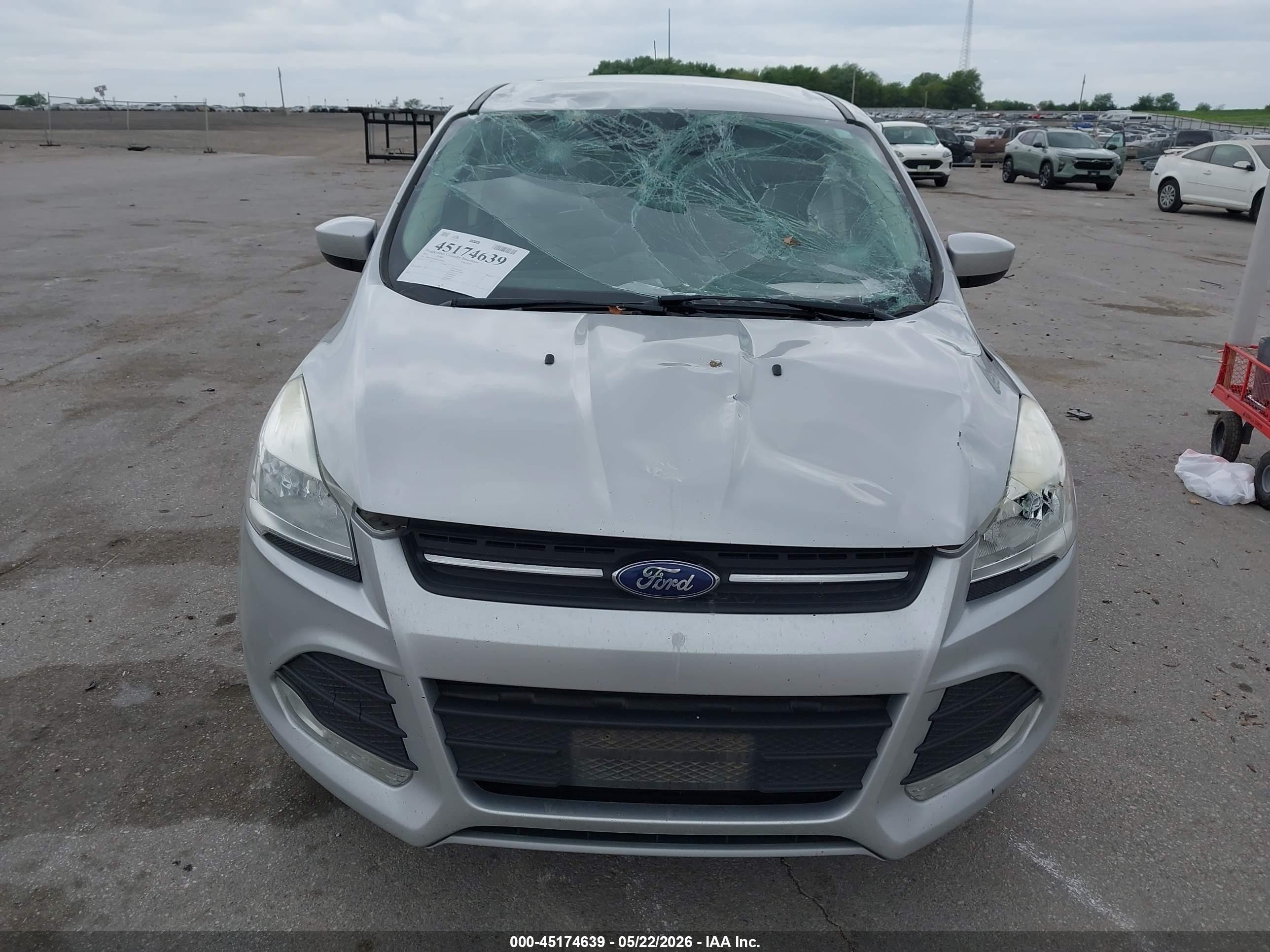 2015 Ford Escape Se Silver vin: 1FMCU0GX6FUA88764