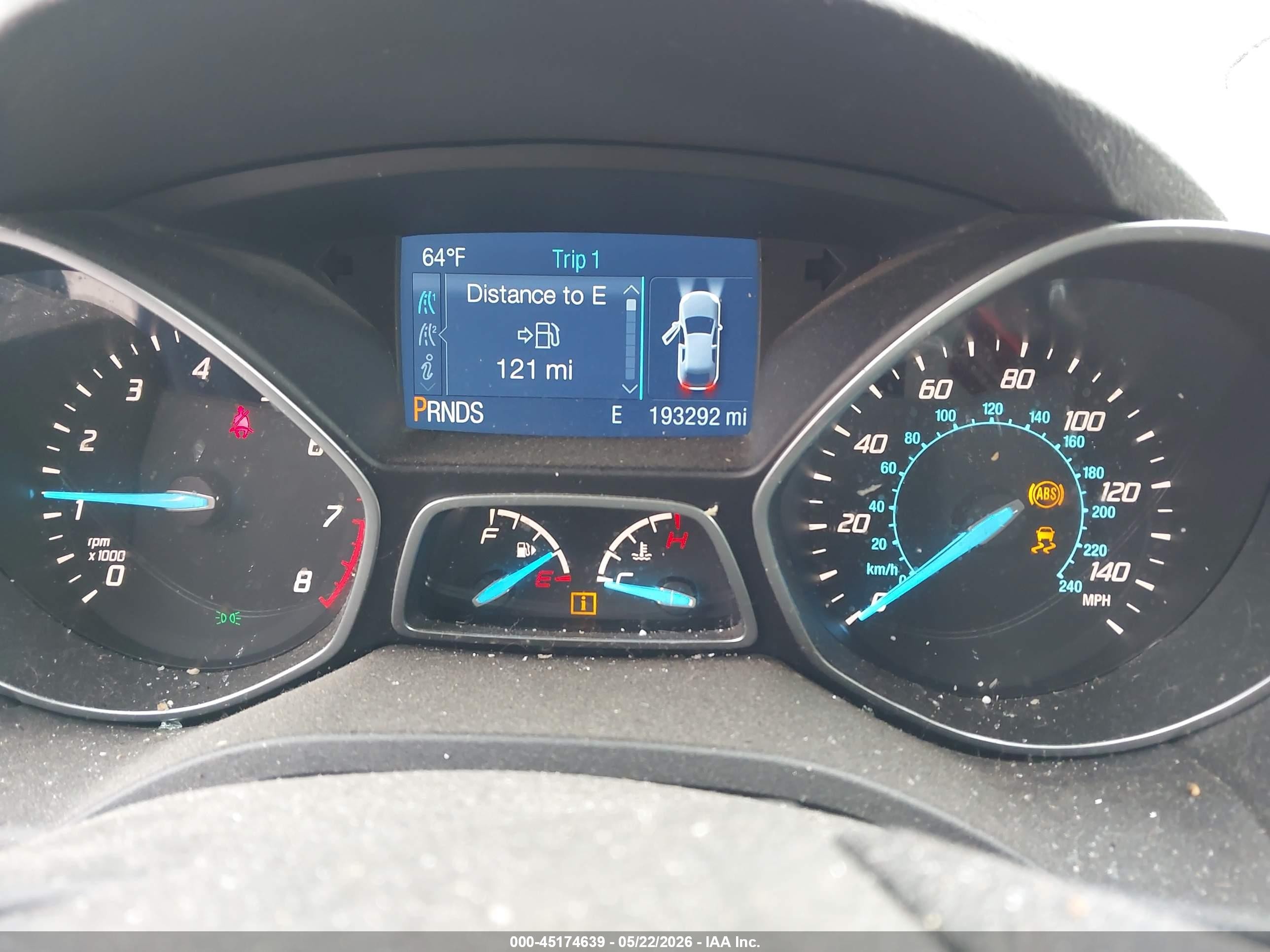 2015 Ford Escape Se Silver vin: 1FMCU0GX6FUA88764