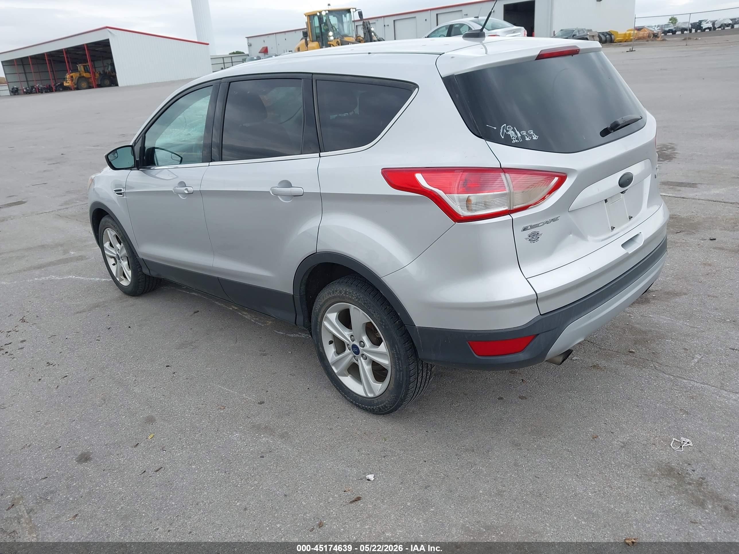 2015 Ford Escape Se Silver vin: 1FMCU0GX6FUA88764