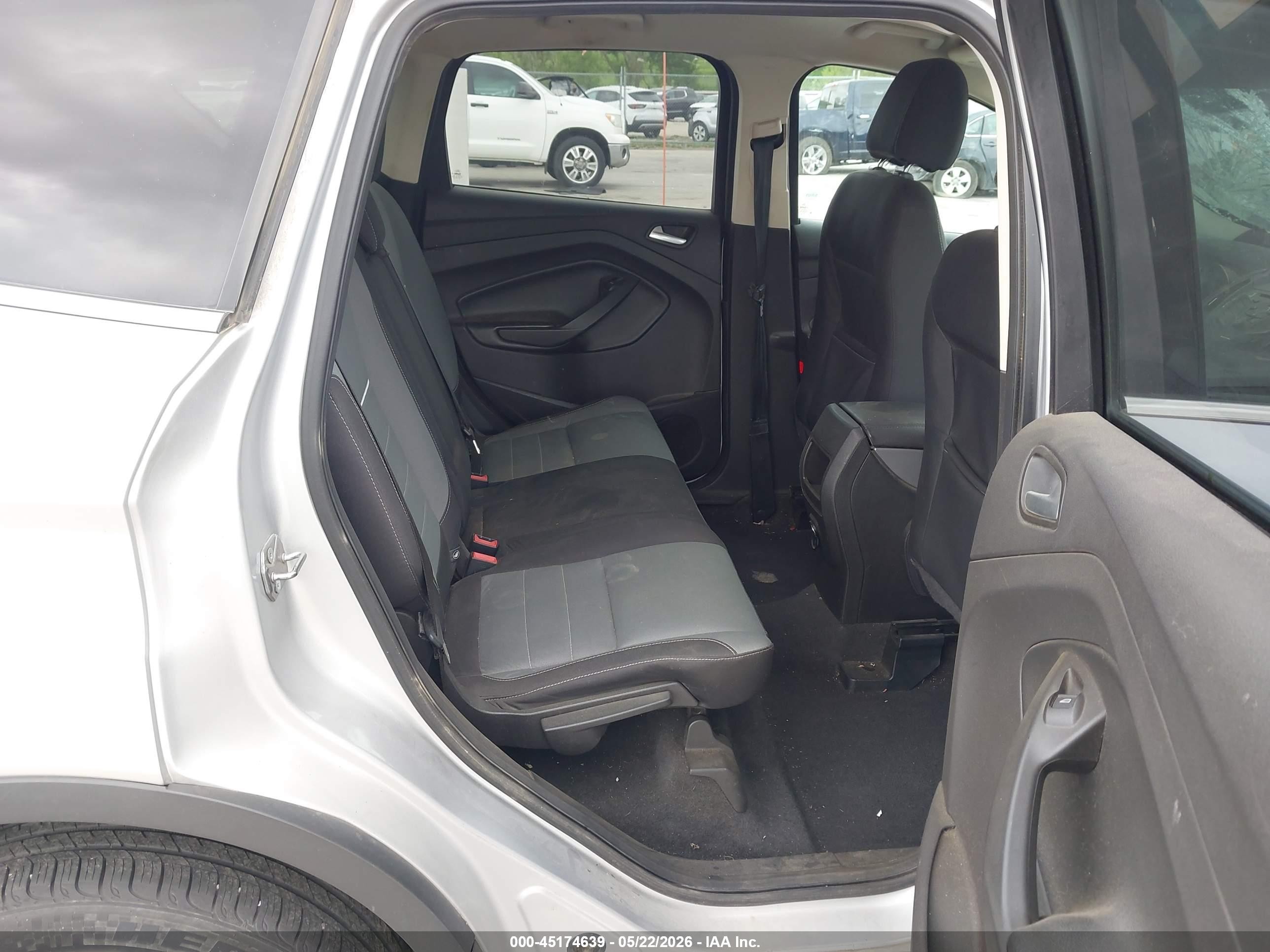 2015 Ford Escape Se Silver vin: 1FMCU0GX6FUA88764