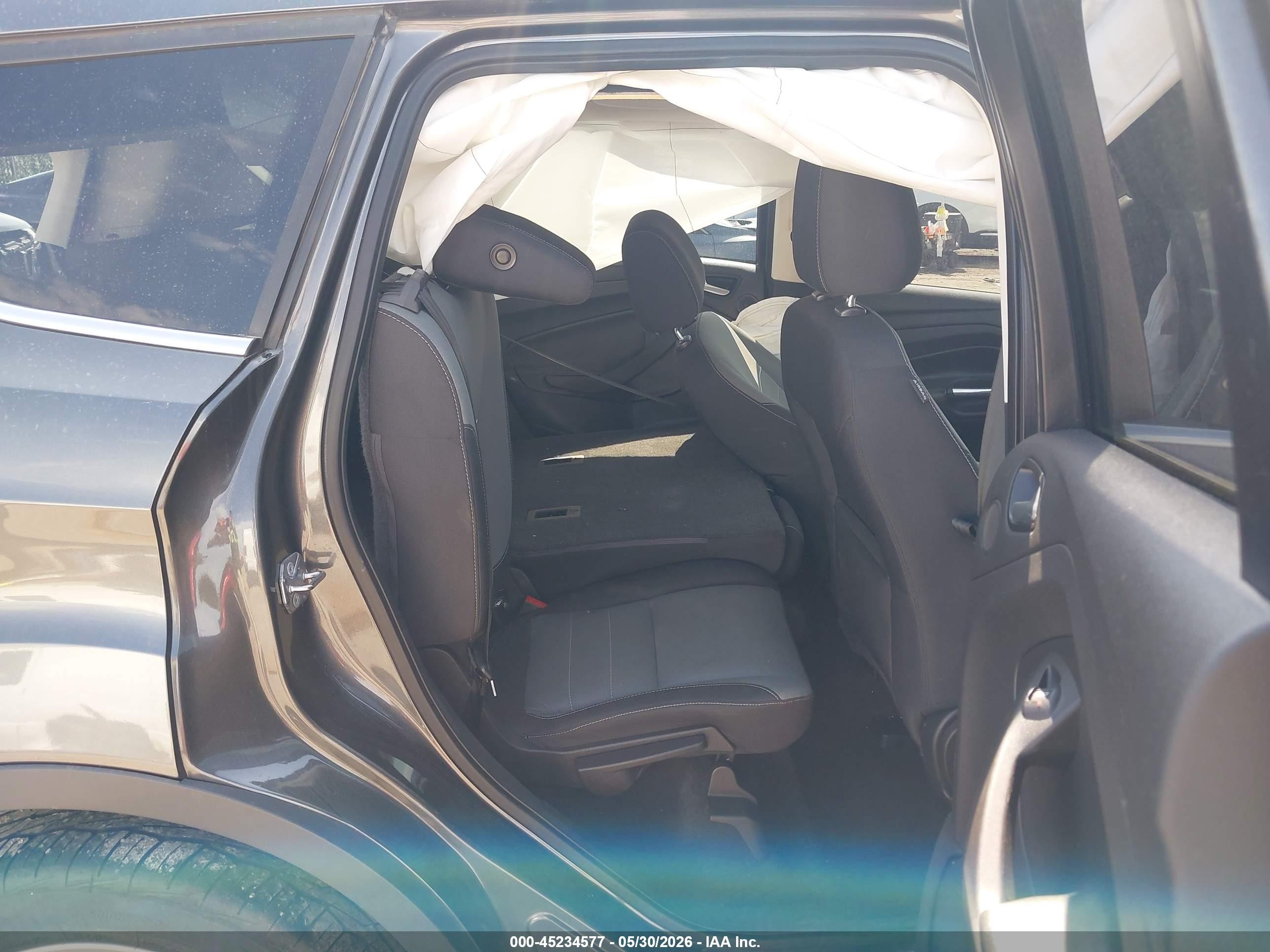 2015 Ford Escape Se Gray vin: 1FMCU0GX6FUA91499