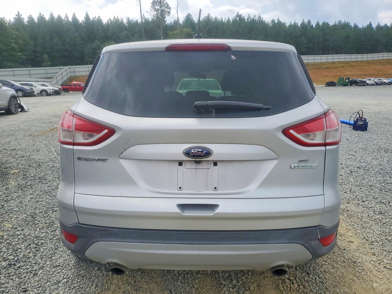 2015 Ford Escape Se Silver vin: 1FMCU0GX6FUA93964