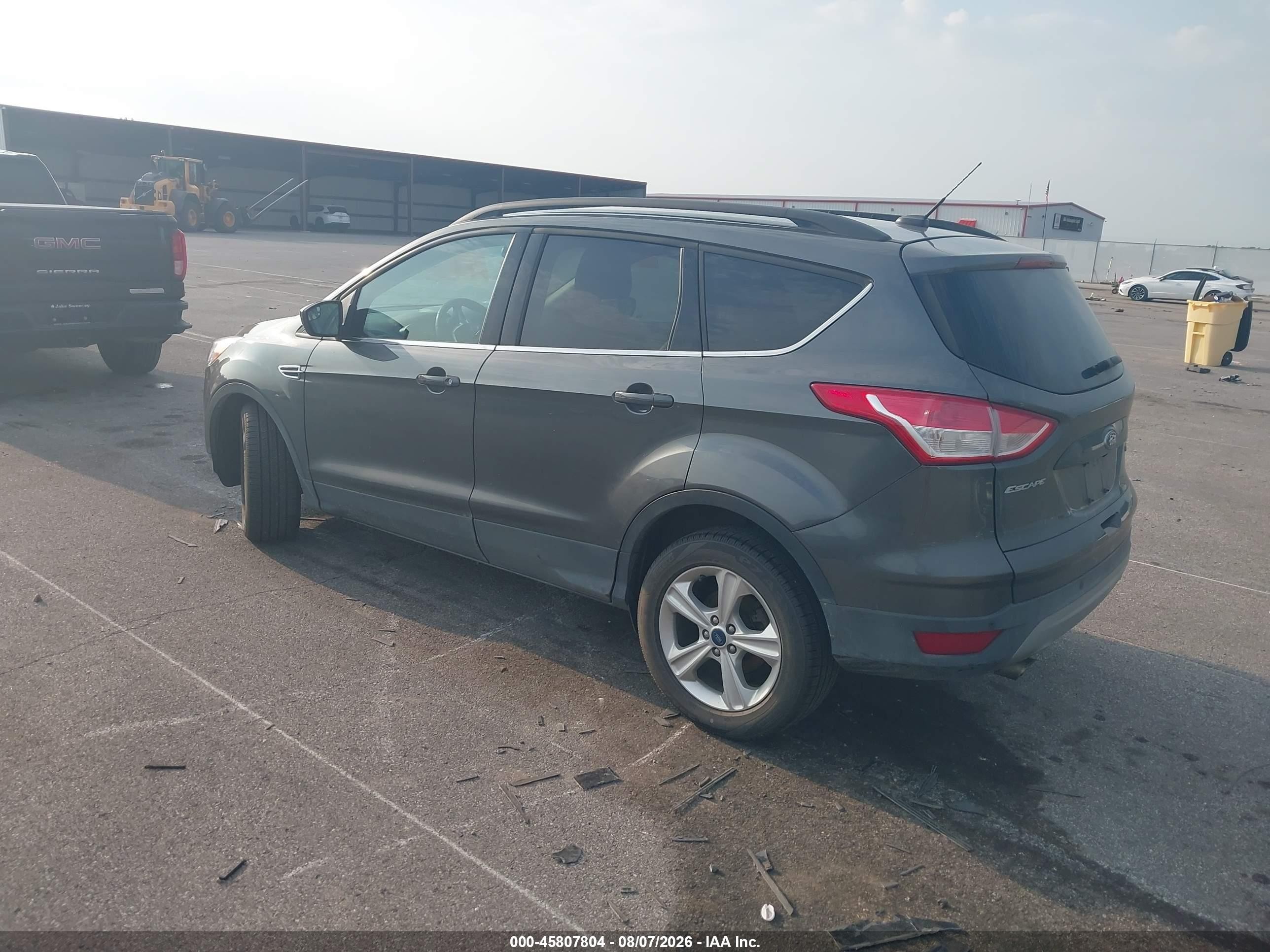 2015 Ford Escape Se Gray vin: 1FMCU0GX6FUB02534