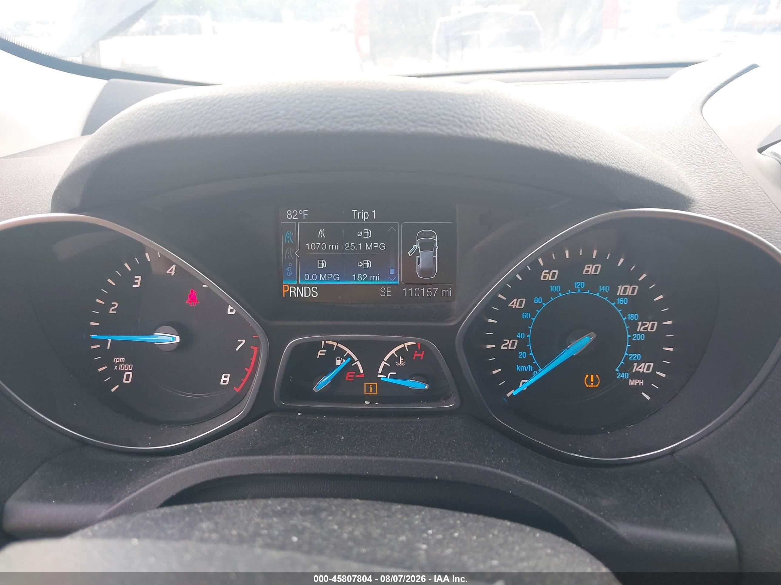 2015 Ford Escape Se Gray vin: 1FMCU0GX6FUB02534