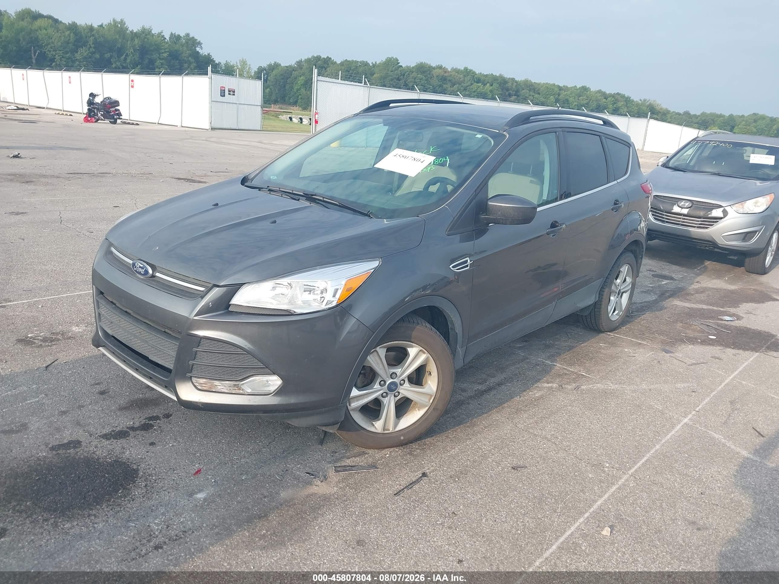 2015 Ford Escape Se Gray vin: 1FMCU0GX6FUB02534
