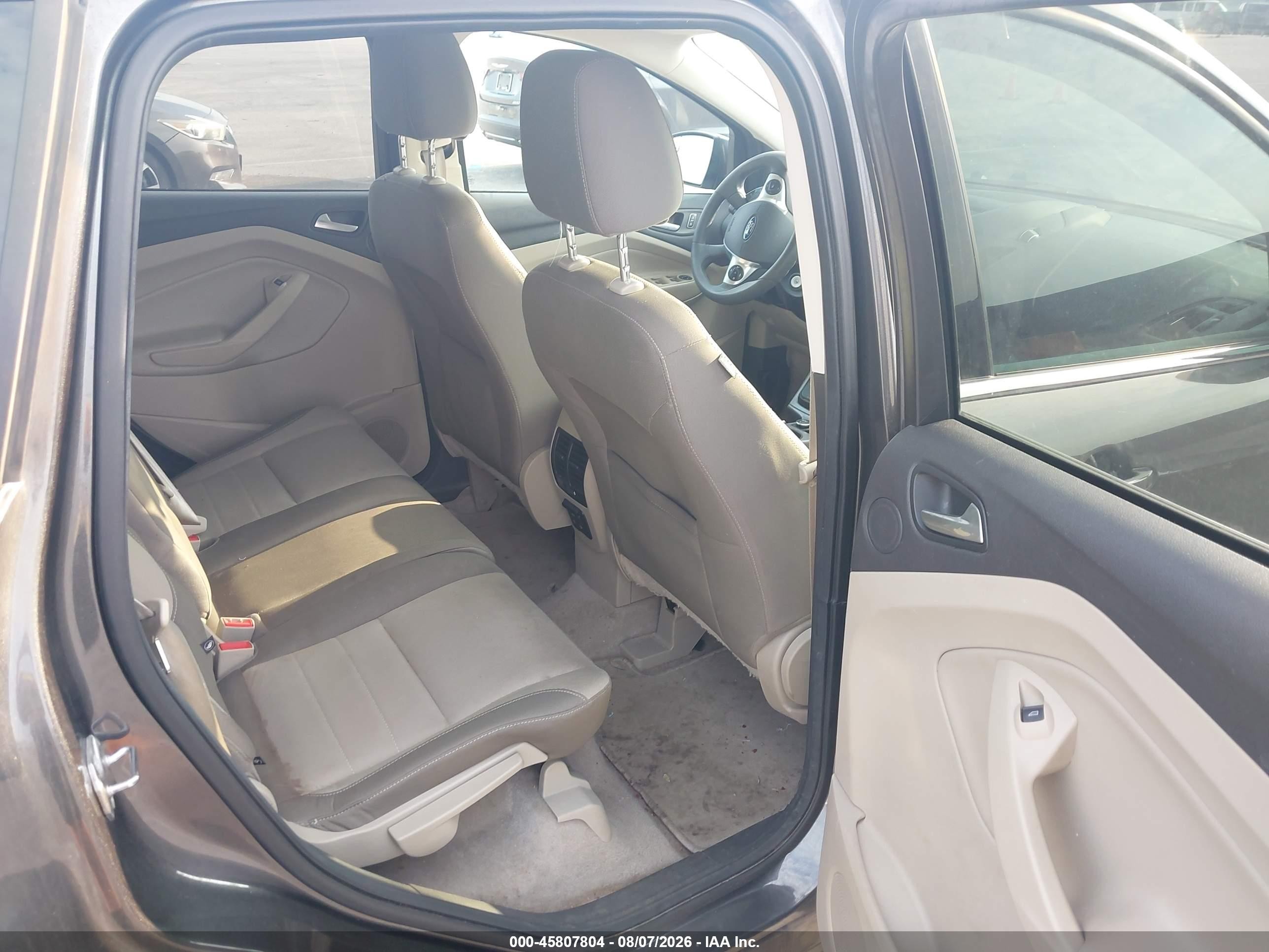 2015 Ford Escape Se Gray vin: 1FMCU0GX6FUB02534