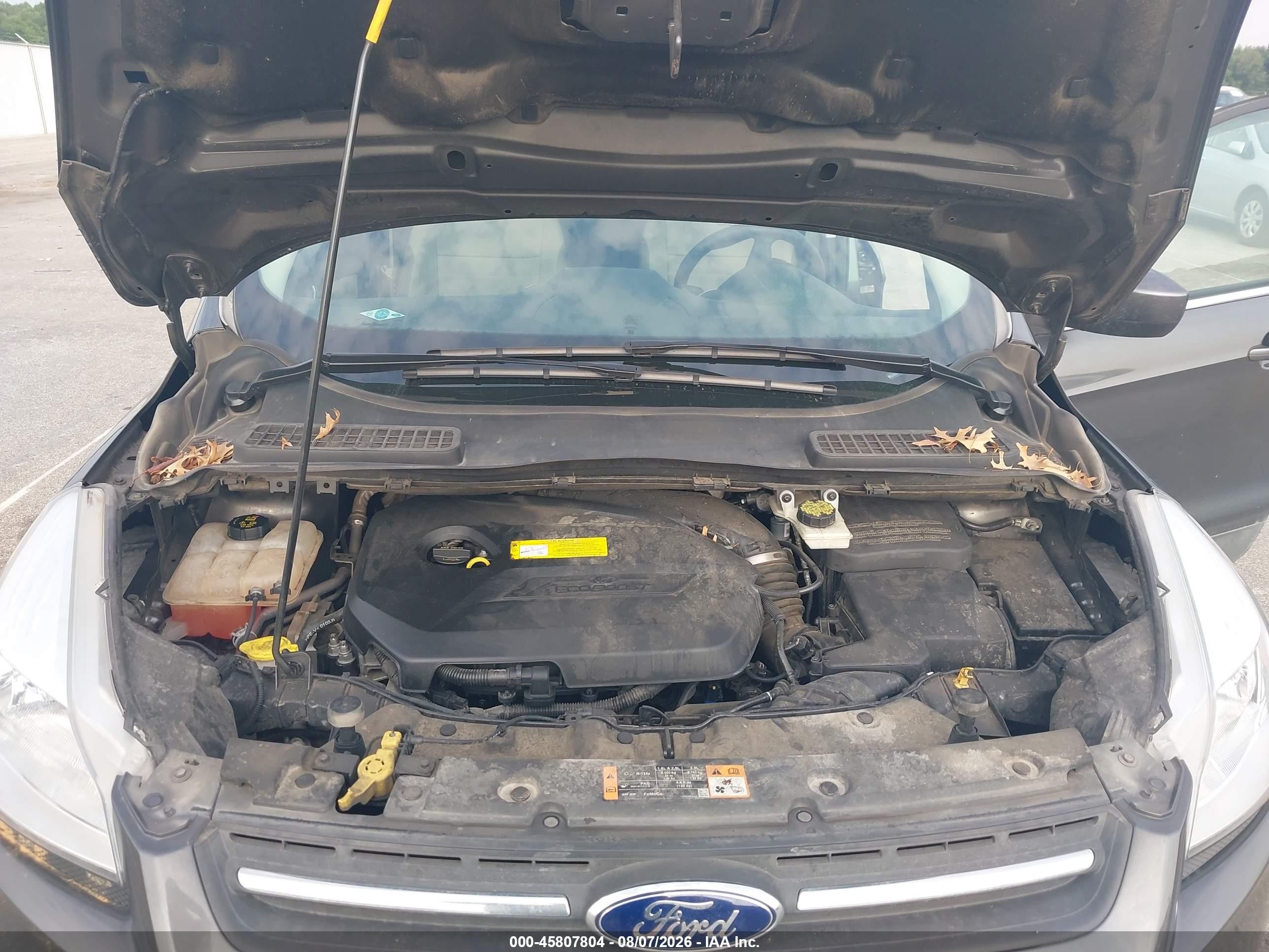2015 Ford Escape Se Gray vin: 1FMCU0GX6FUB02534