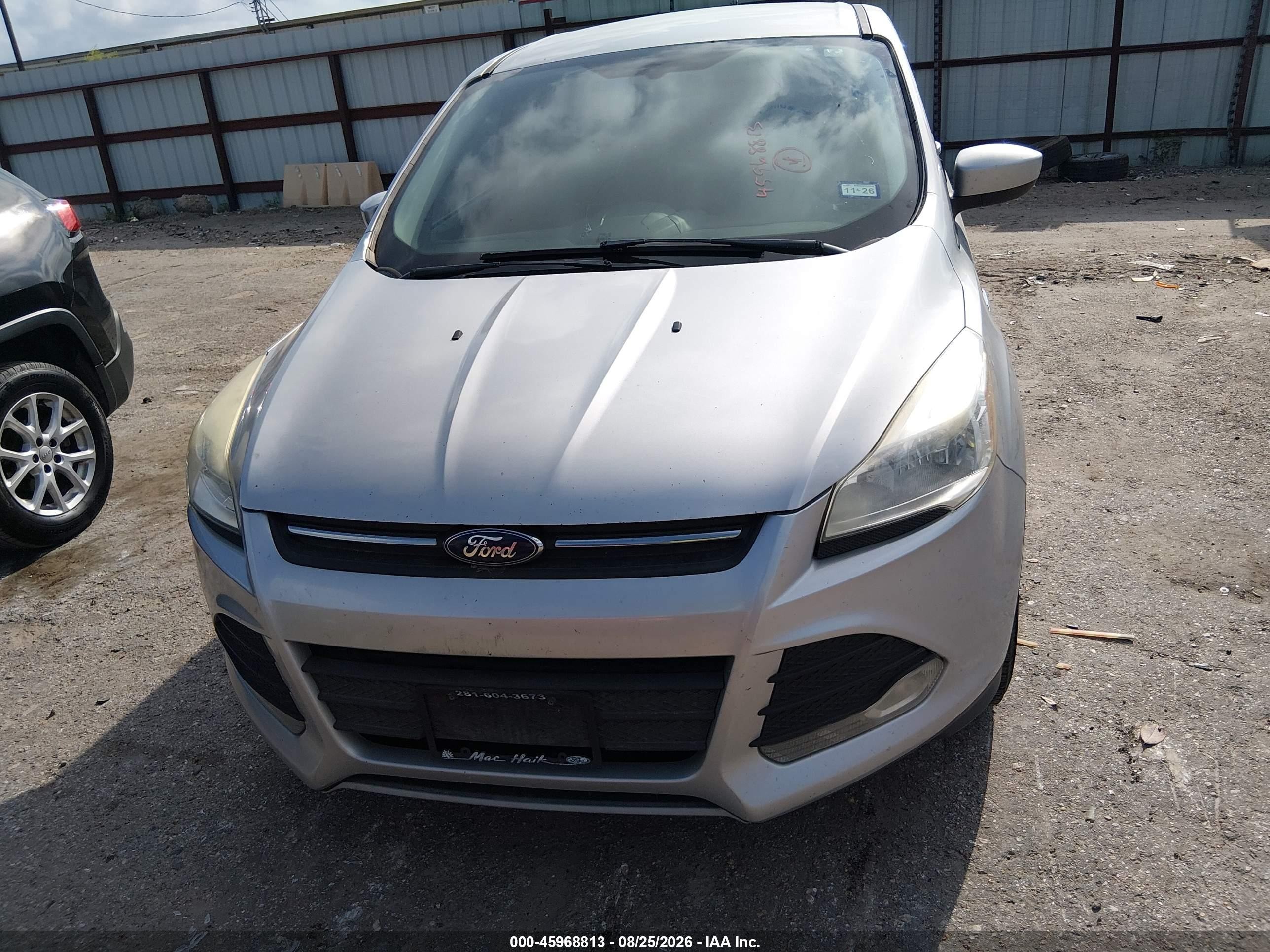 2015 Ford Escape Se Silver vin: 1FMCU0GX6FUB12304