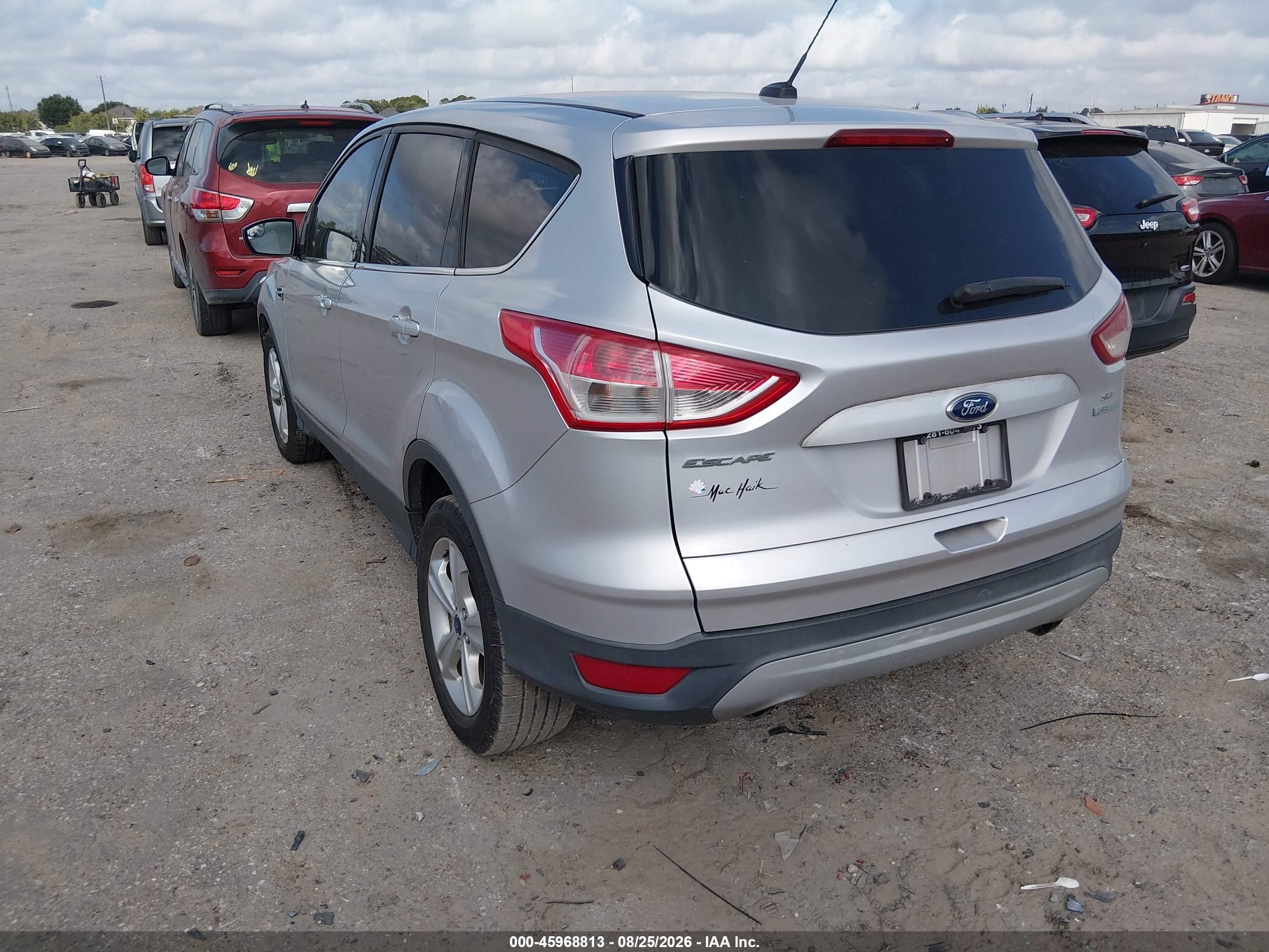 2015 Ford Escape Se Silver vin: 1FMCU0GX6FUB12304