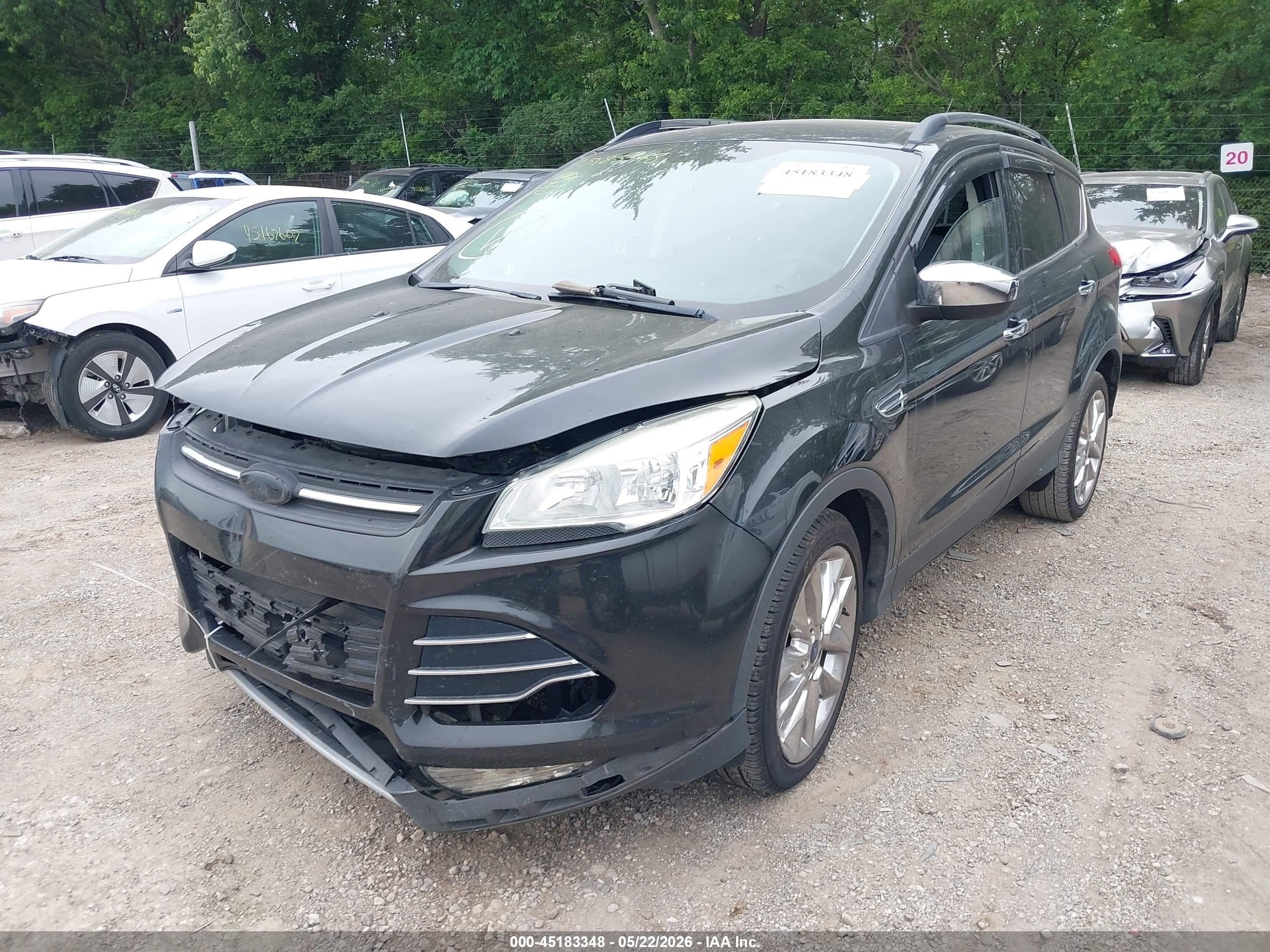 2015 Ford Escape Se Черный vin: 1FMCU0GX6FUB28521