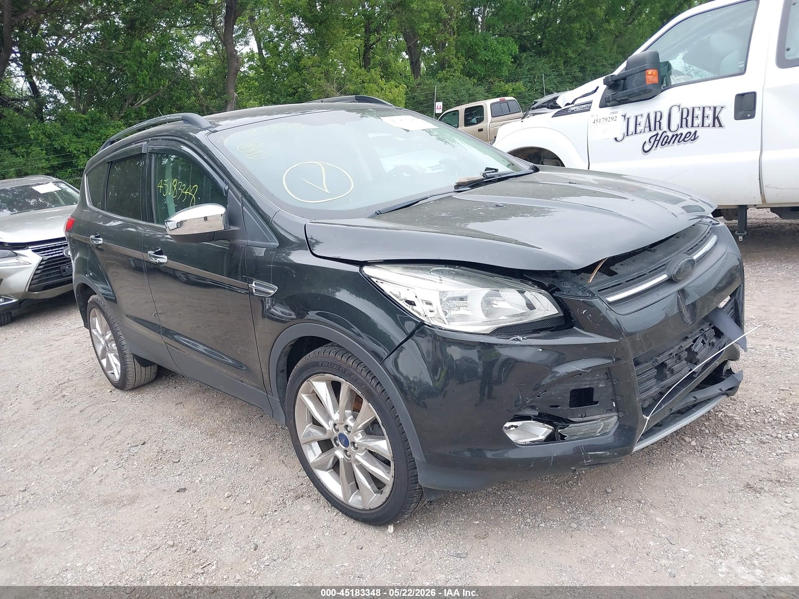 2015 Ford Escape Se Черный vin: 1FMCU0GX6FUB28521