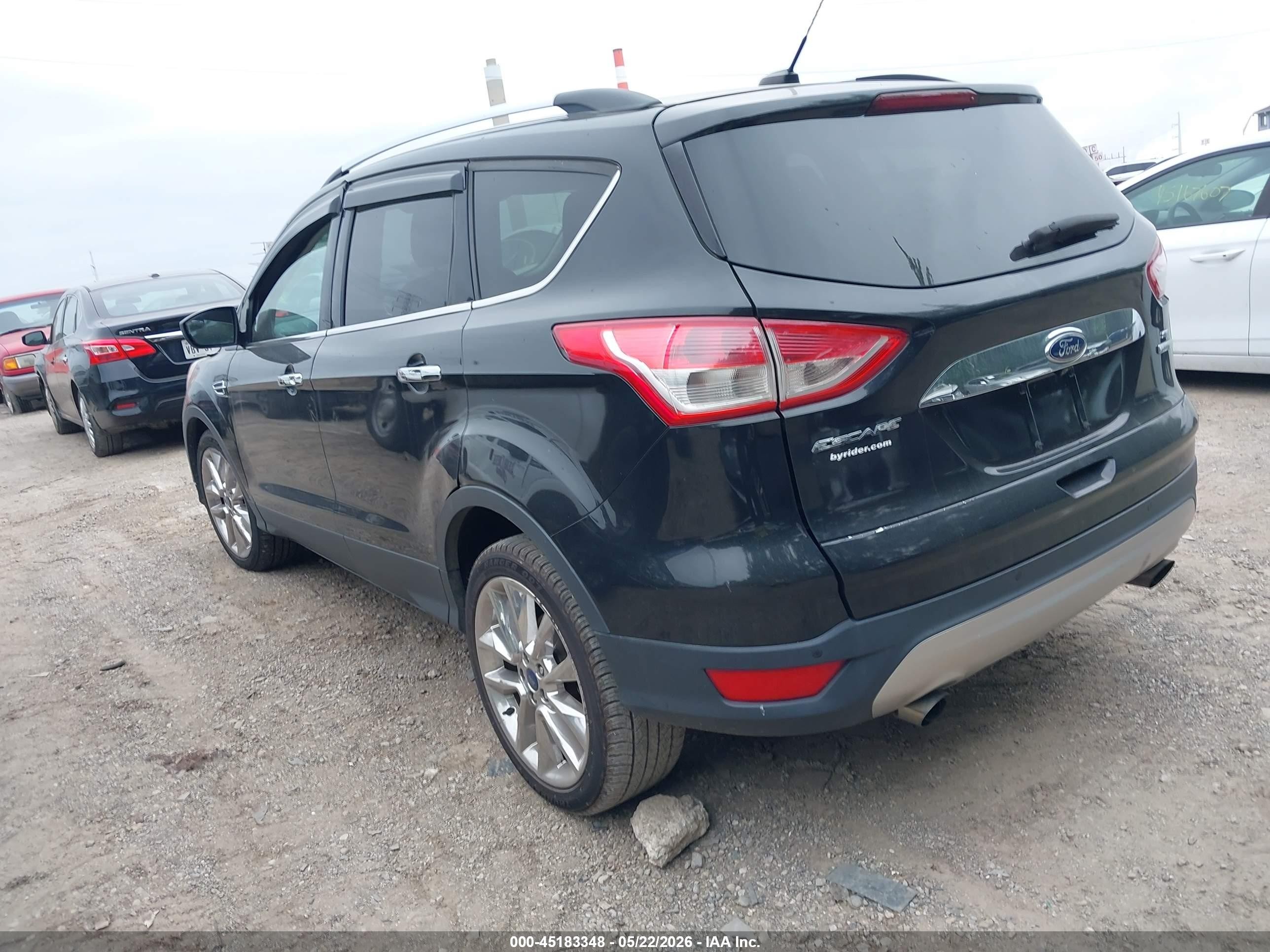2015 Ford Escape Se Черный vin: 1FMCU0GX6FUB28521