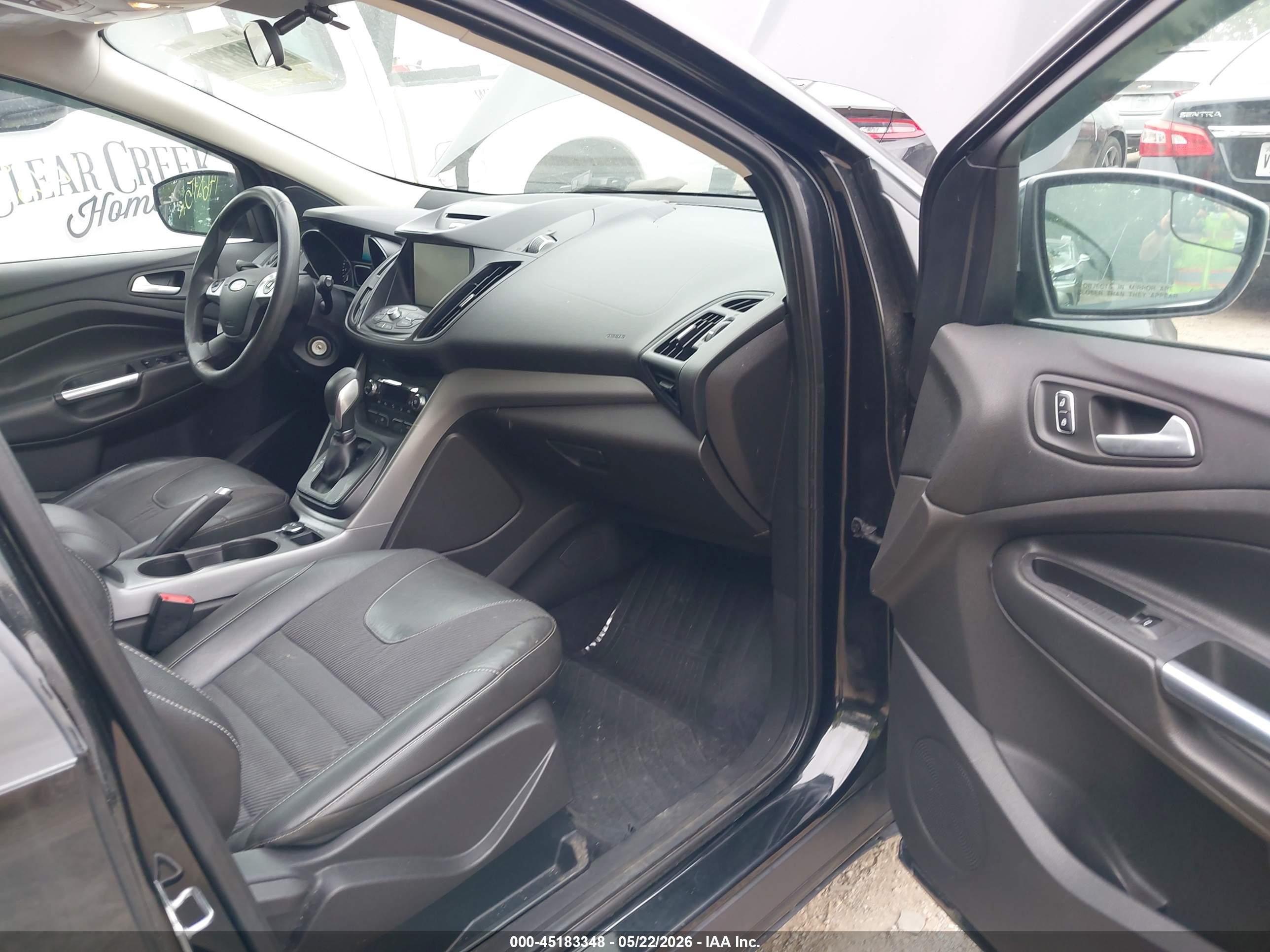 2015 Ford Escape Se Черный vin: 1FMCU0GX6FUB28521