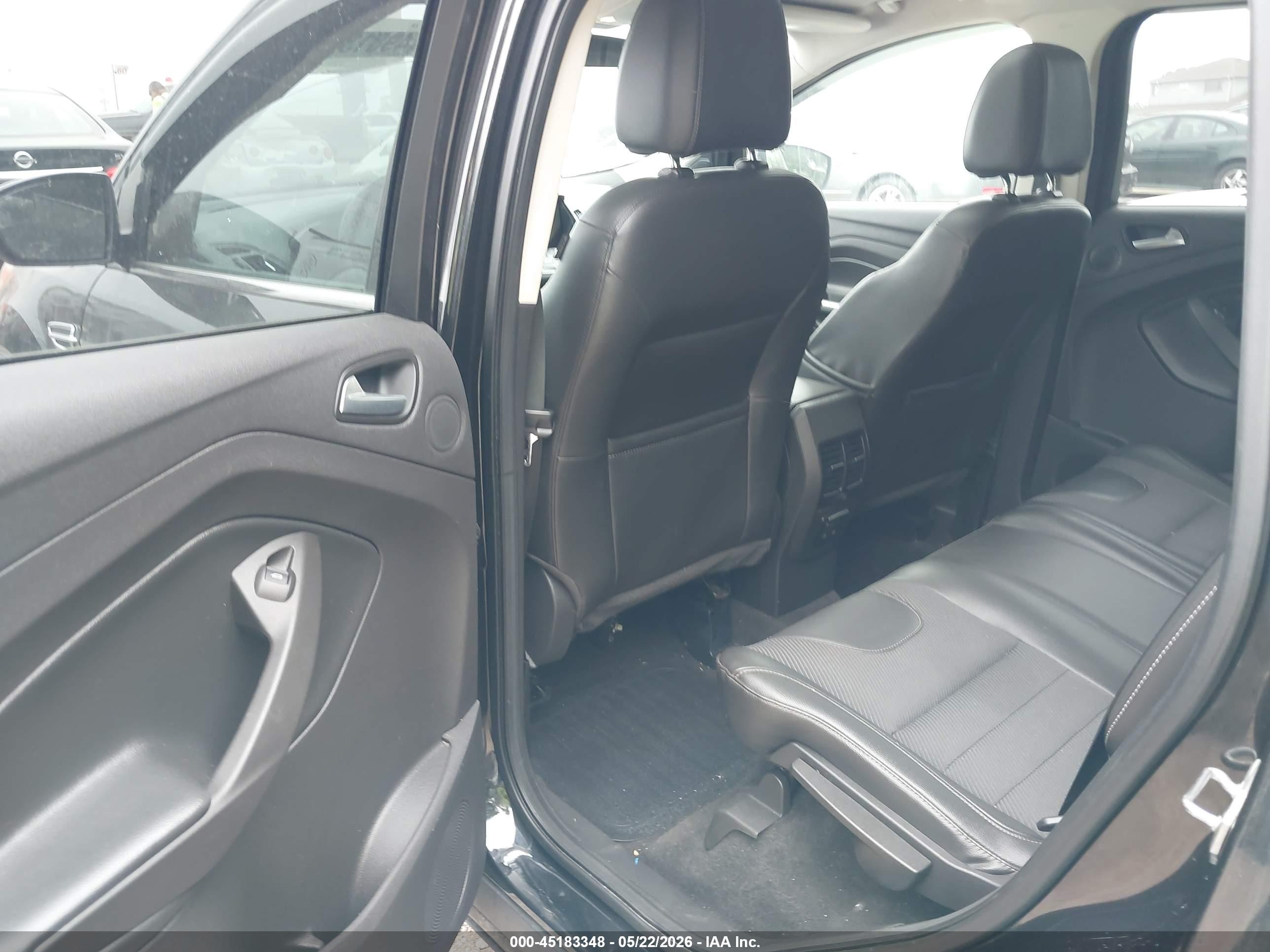 2015 Ford Escape Se Черный vin: 1FMCU0GX6FUB28521