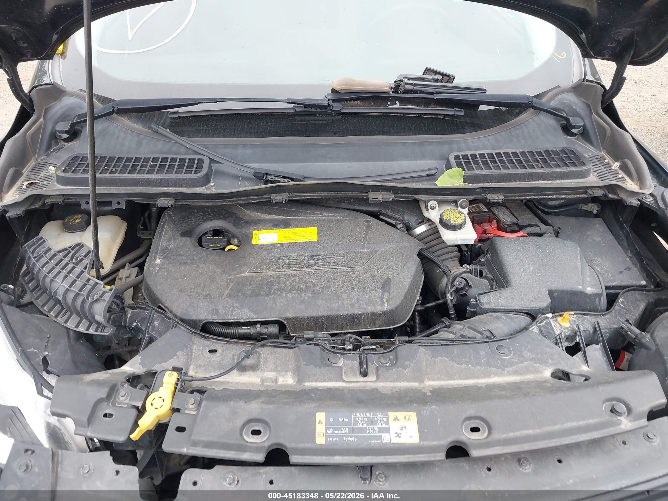 2015 Ford Escape Se Черный vin: 1FMCU0GX6FUB28521