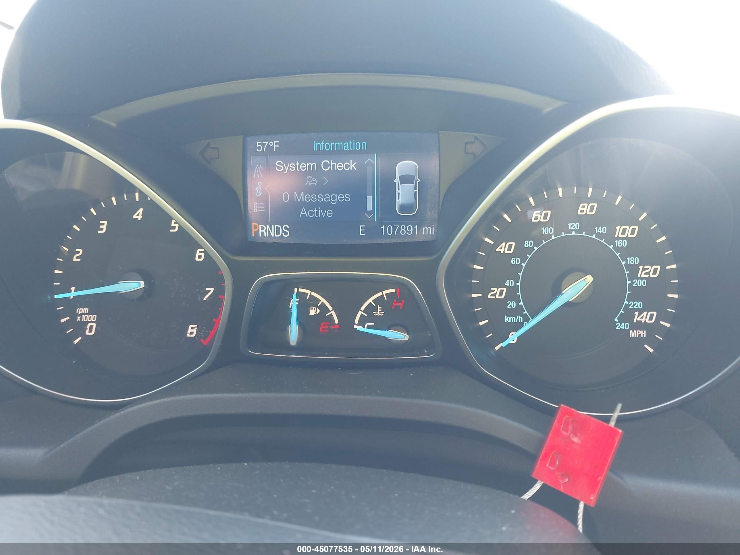 2015 Ford Escape Se White vin: 1FMCU0GX6FUB31466