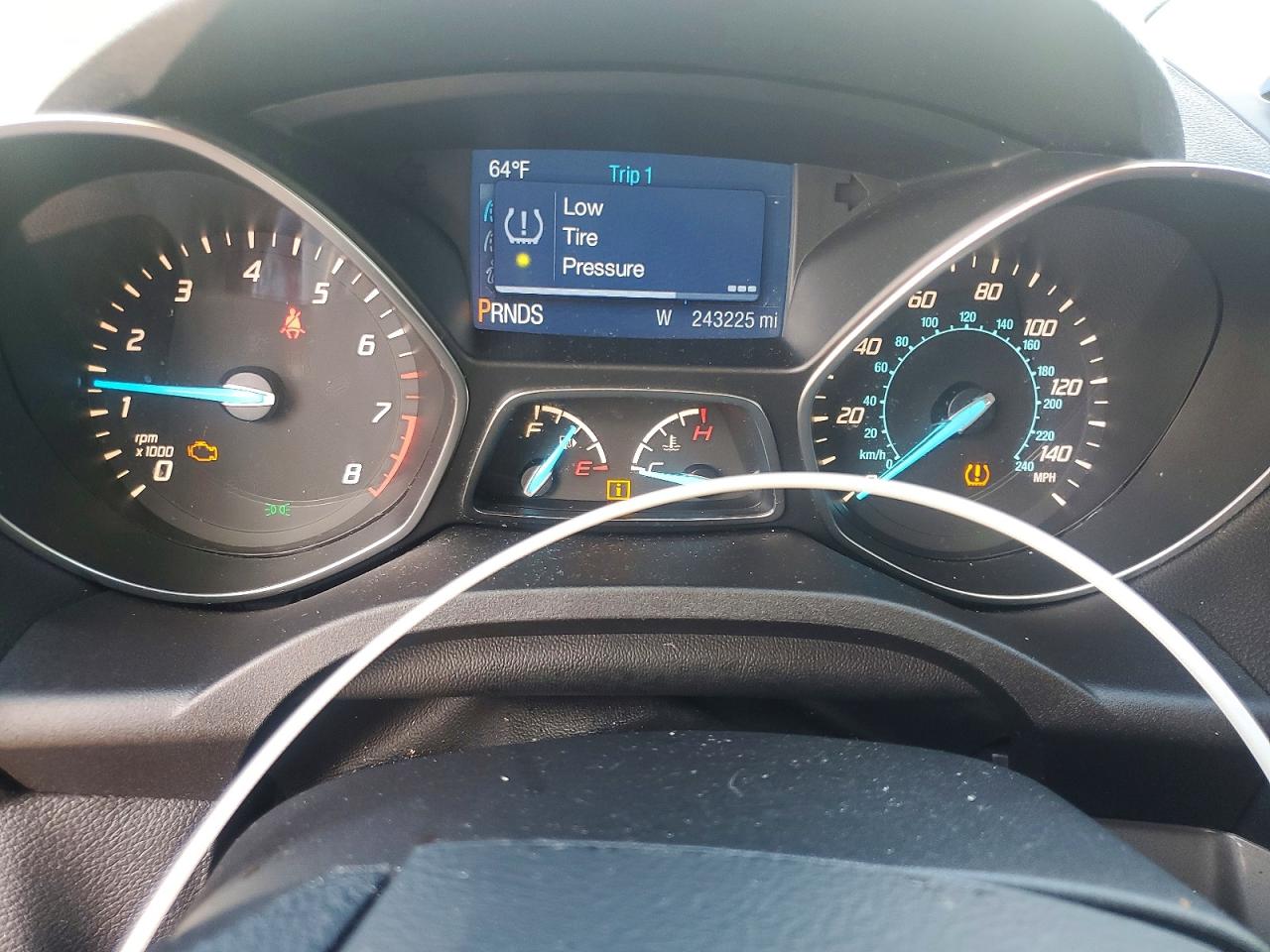 2015 Ford Escape Se Gray vin: 1FMCU0GX6FUB80229