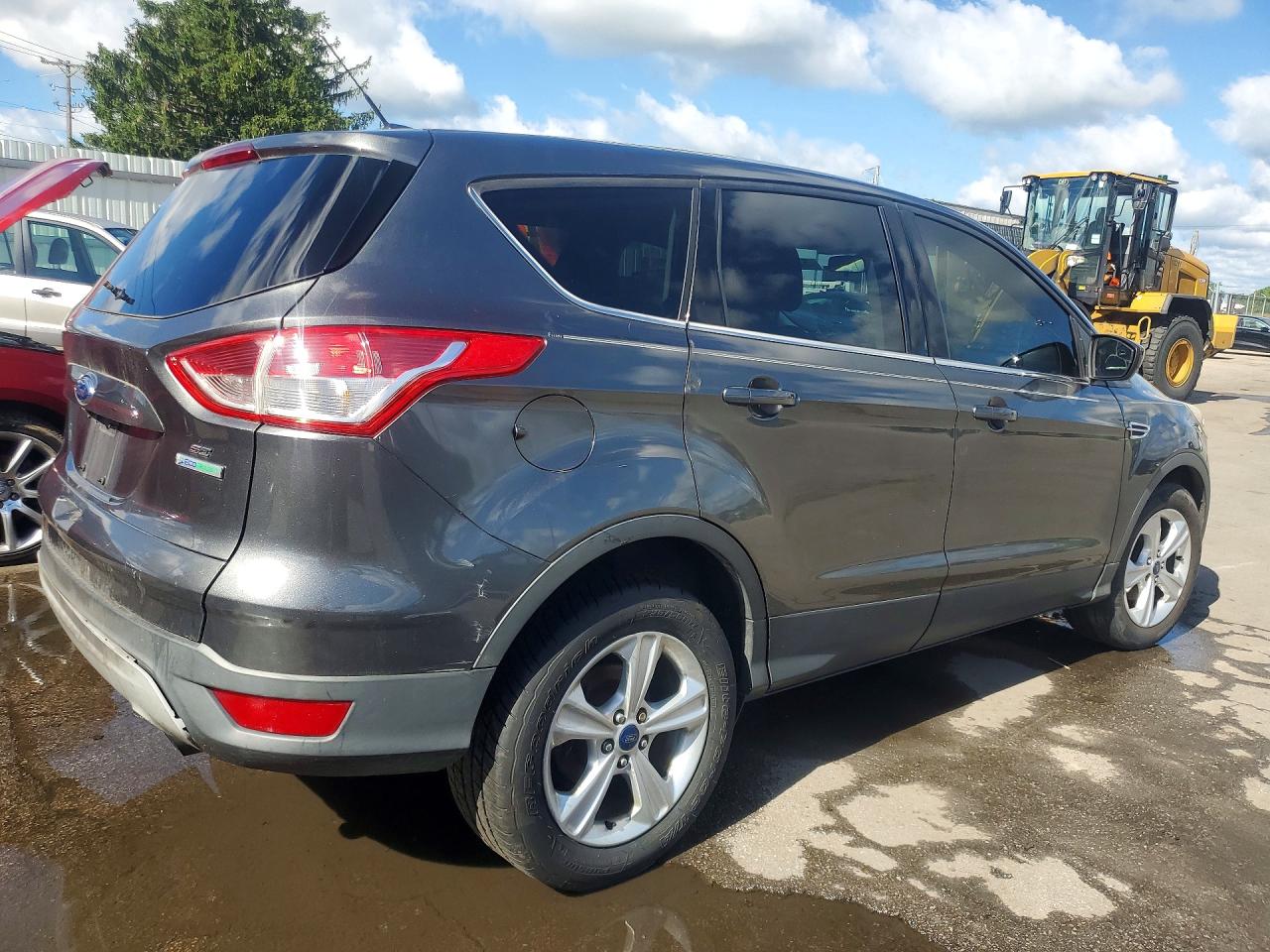 2015 Ford Escape Se Gray vin: 1FMCU0GX6FUB80229