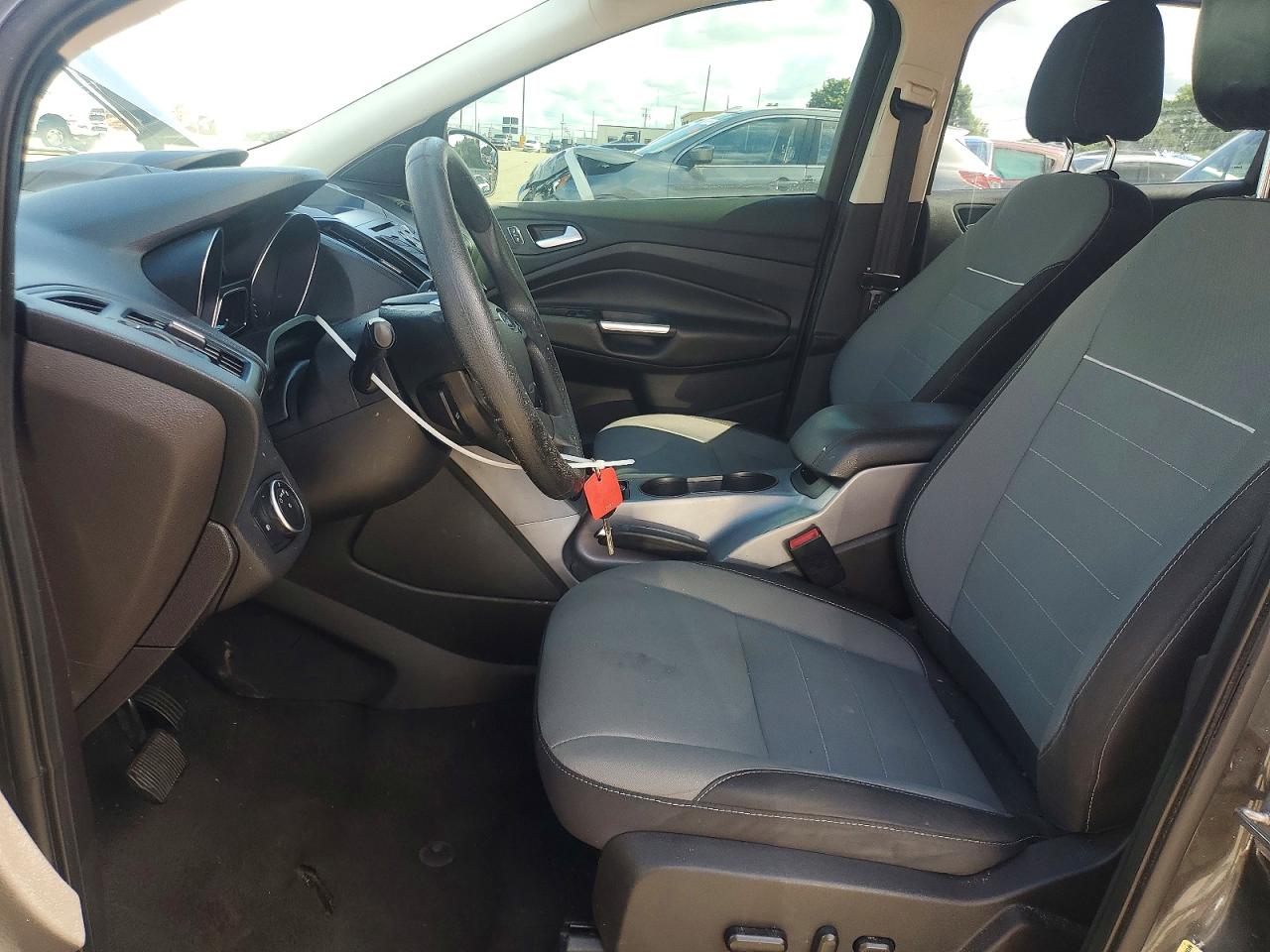 2015 Ford Escape Se Gray vin: 1FMCU0GX6FUB80229