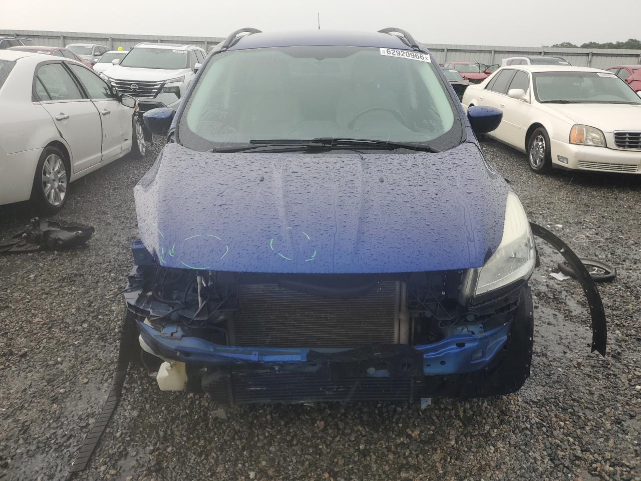 2015 Ford Escape Se Синий vin: 1FMCU0GX6FUC01502