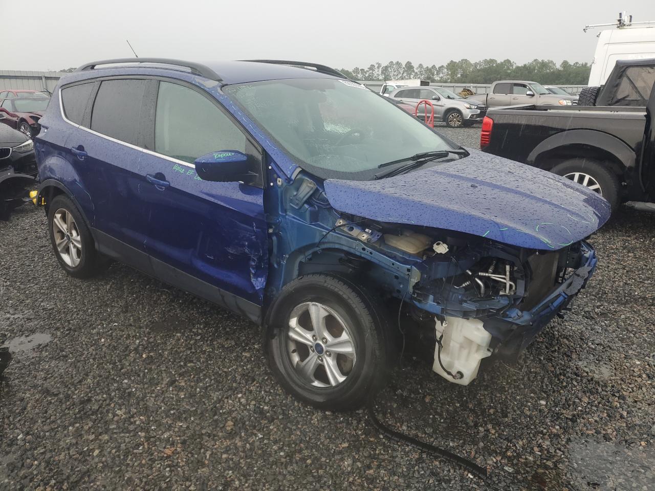 2015 Ford Escape Se Синий vin: 1FMCU0GX6FUC01502