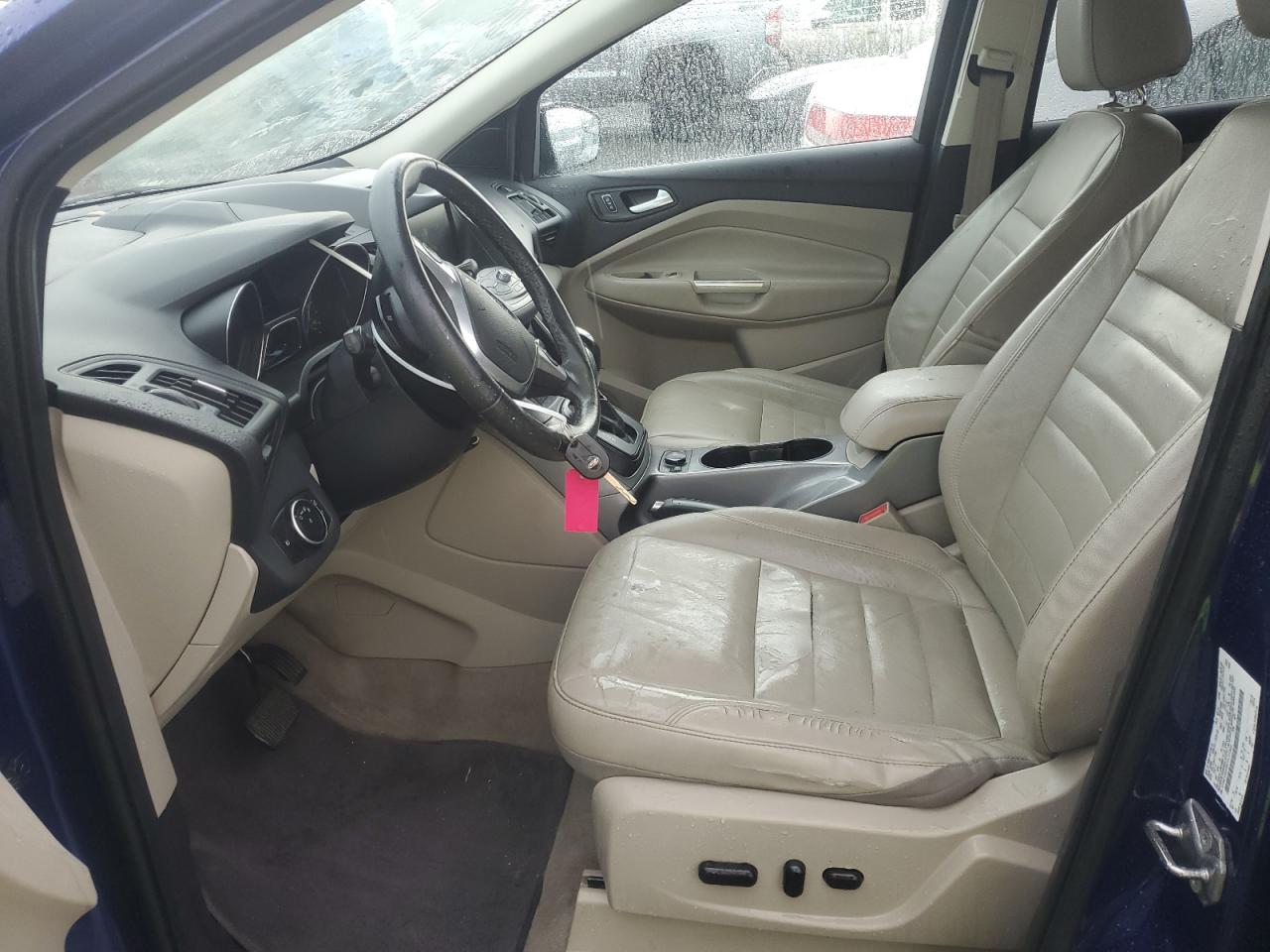 2015 Ford Escape Se Синий vin: 1FMCU0GX6FUC01502