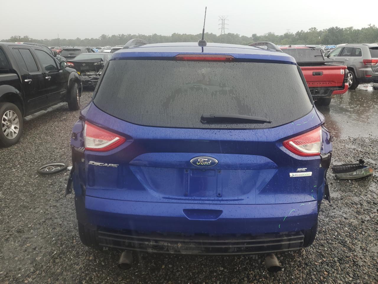 2015 Ford Escape Se Синий vin: 1FMCU0GX6FUC01502