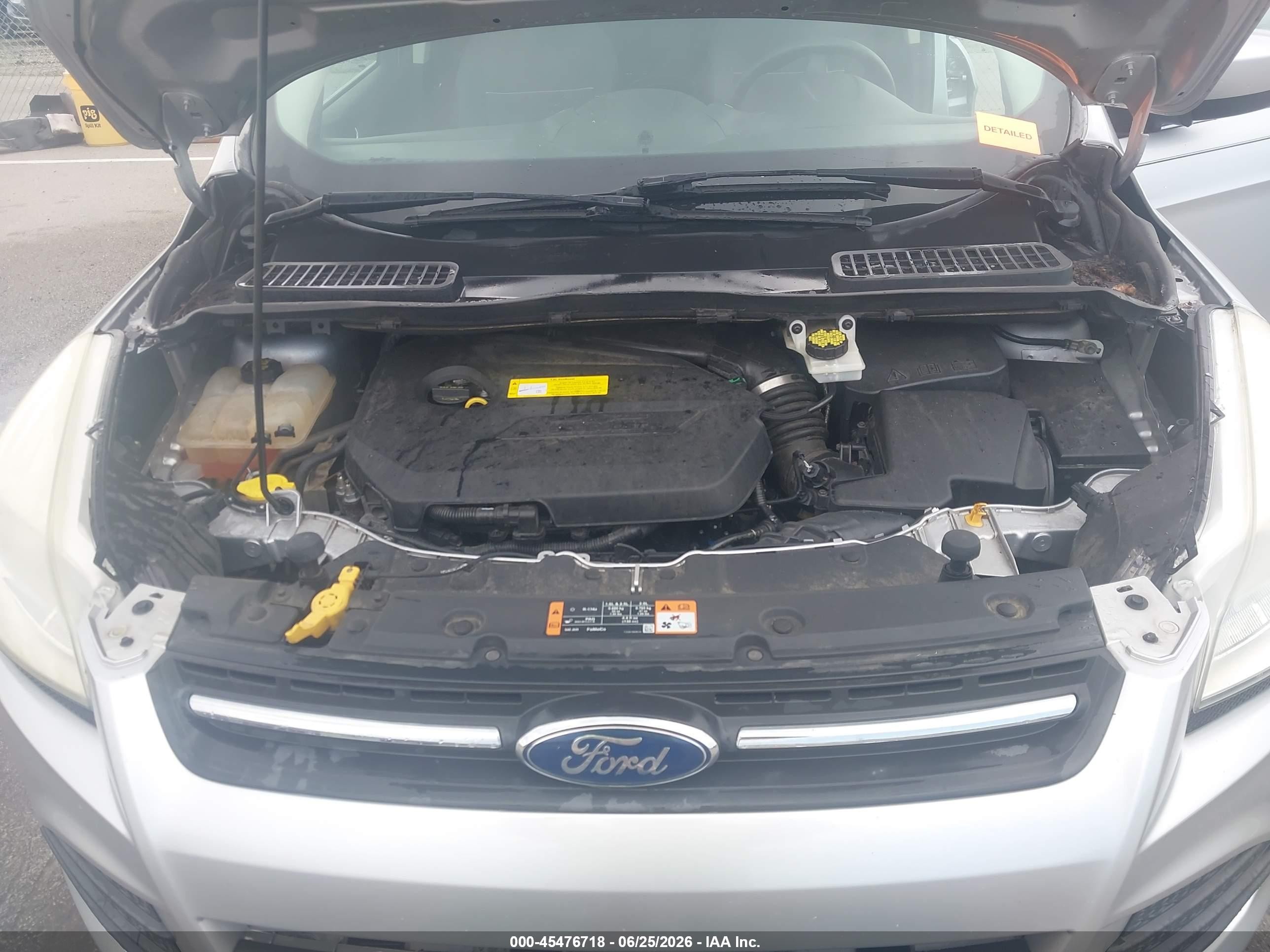 2015 Ford Escape Se Серебряный vin: 1FMCU0GX6FUC21068