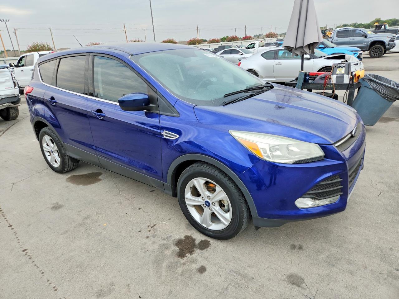 2015 Ford Escape Se Blue vin: 1FMCU0GX6FUC24908