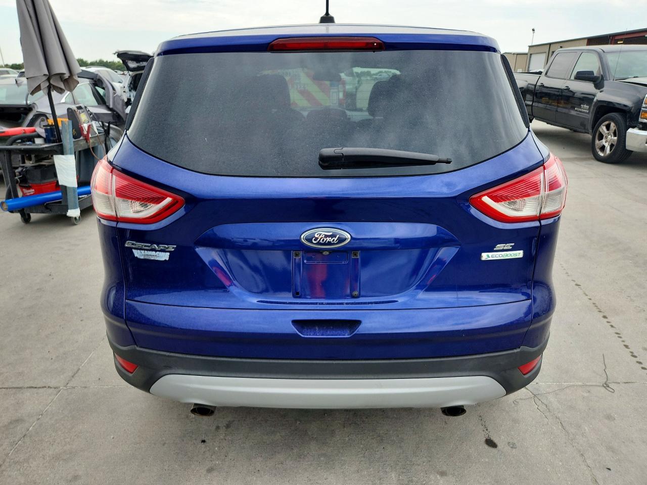 2015 Ford Escape Se Blue vin: 1FMCU0GX6FUC24908