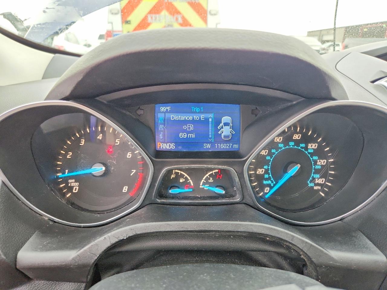 2015 Ford Escape Se Blue vin: 1FMCU0GX6FUC24908
