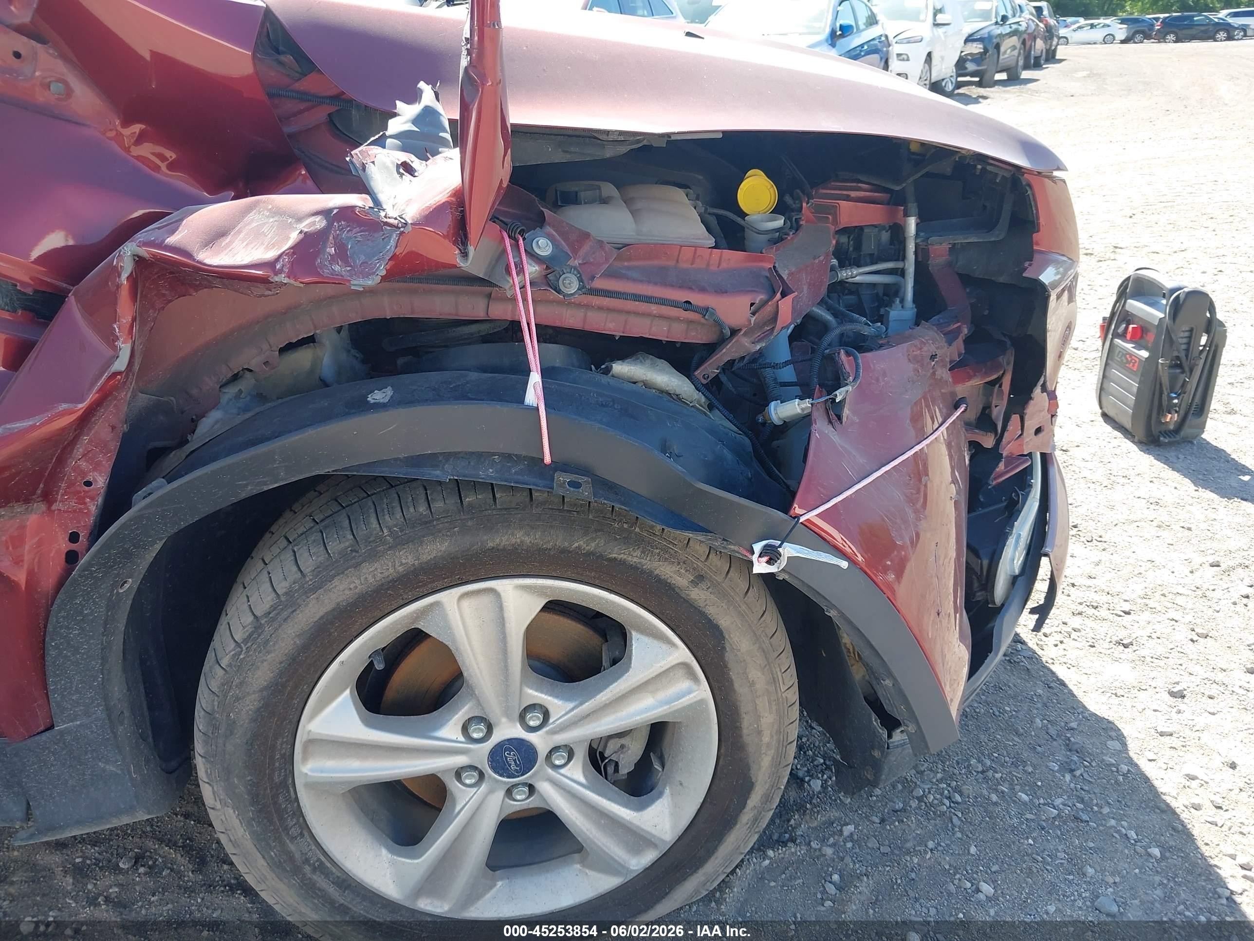 2015 Ford Escape Se Orange vin: 1FMCU0GX6FUC34385