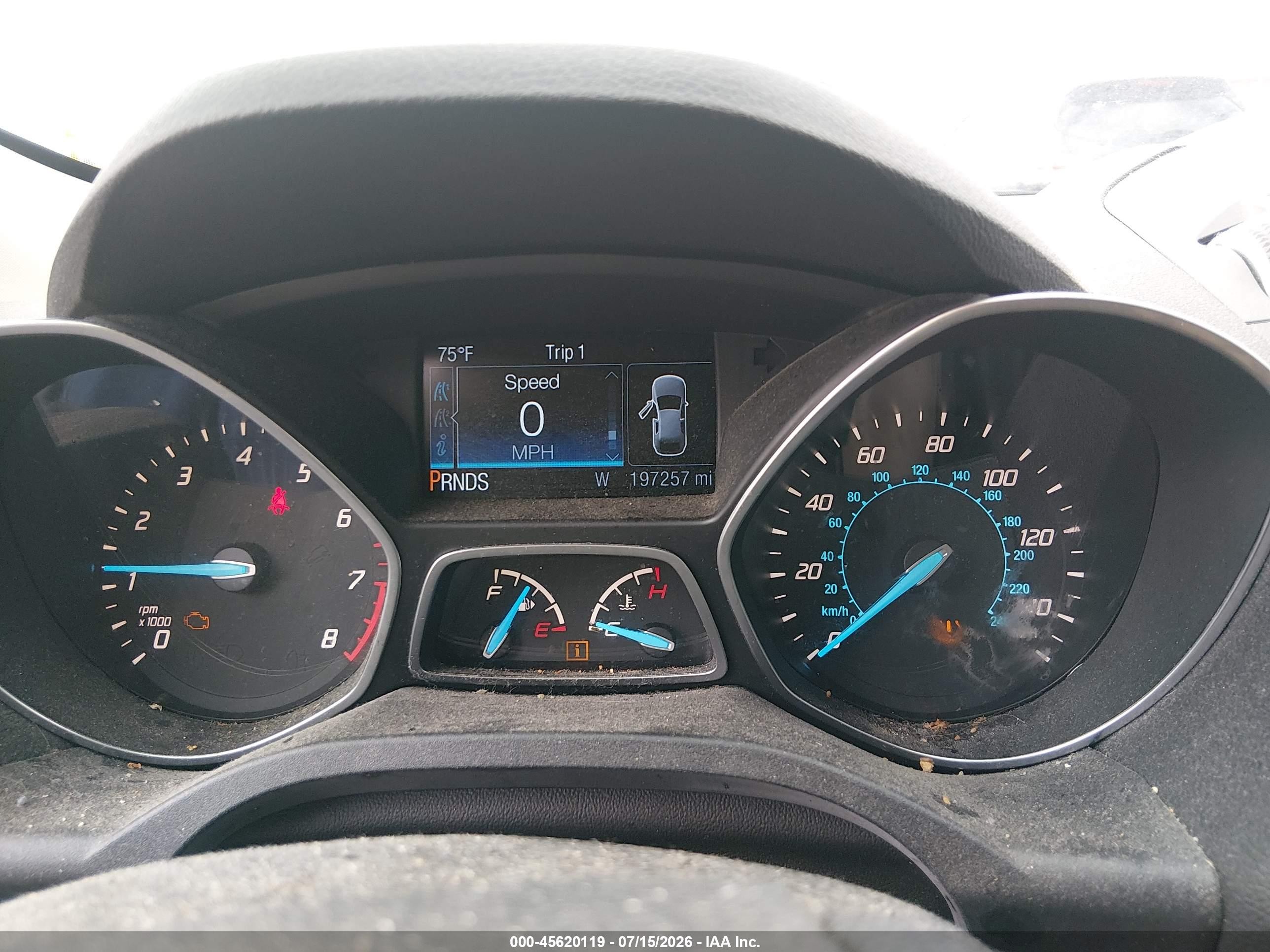 2015 Ford Escape Se Gray vin: 1FMCU0GX6FUC61232